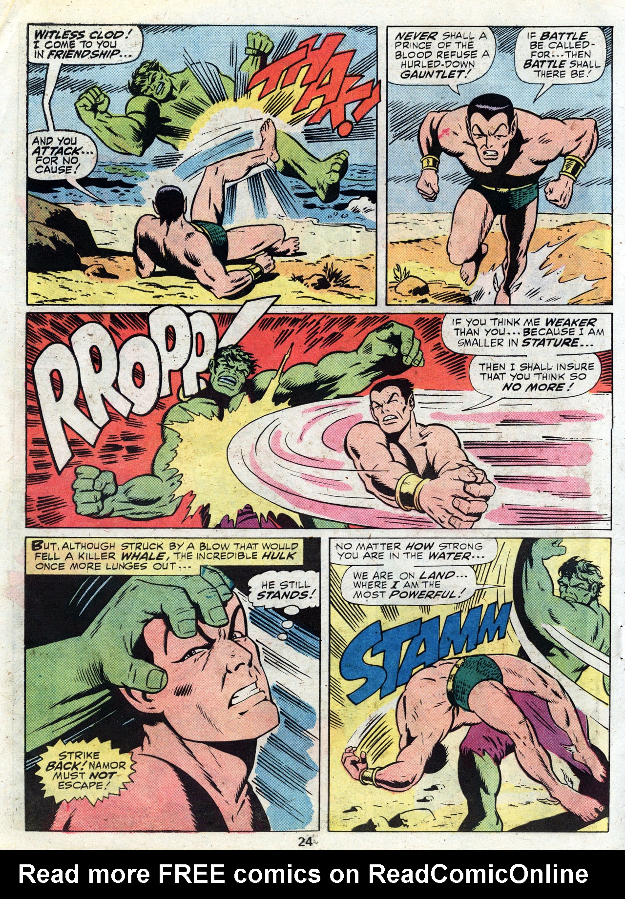 Read online Marvel Treasury Edition comic -  Issue #5 - 23