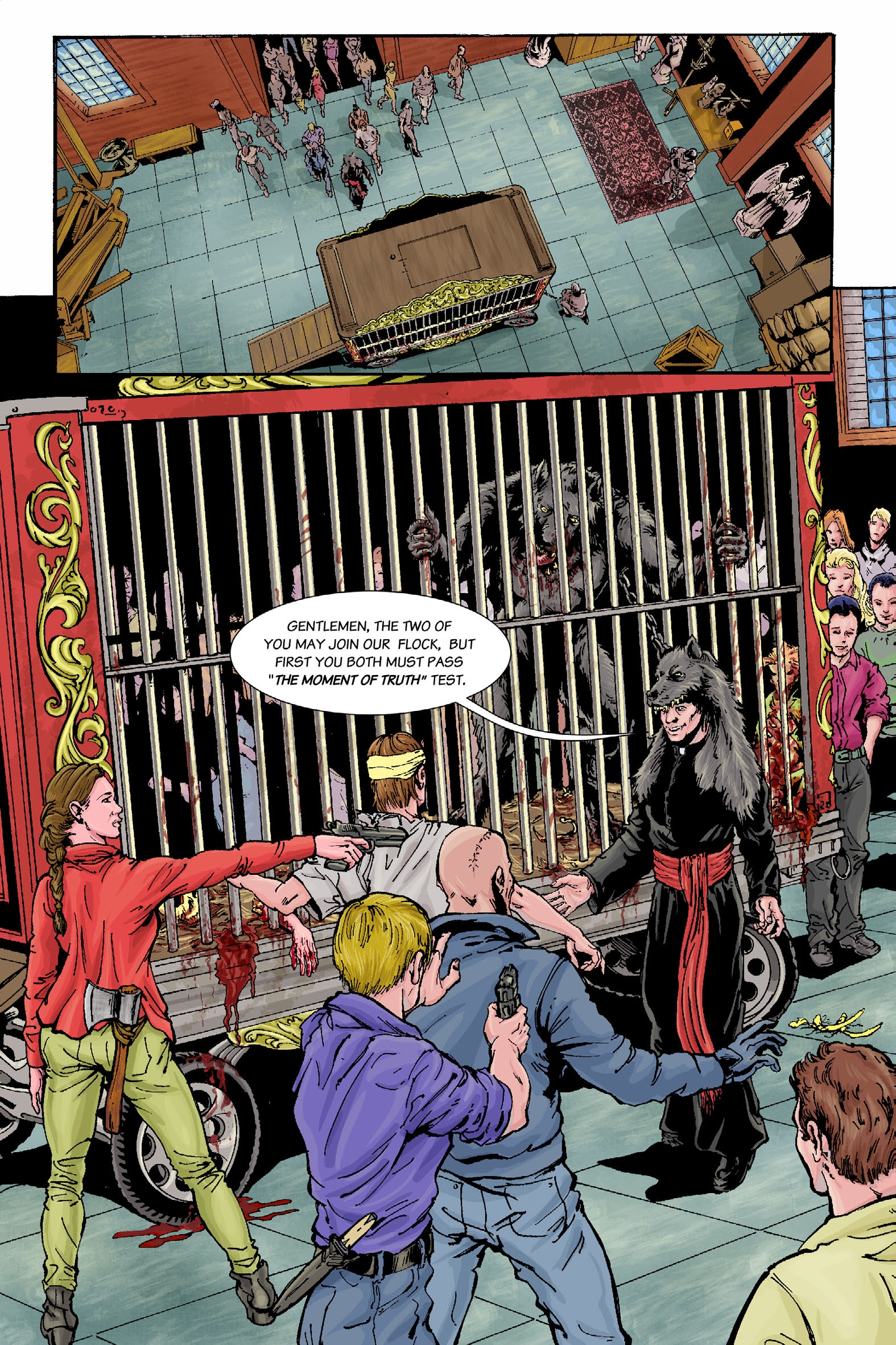 Read online Nazi Werewolves from Outer Space comic -  Issue #5 - 12