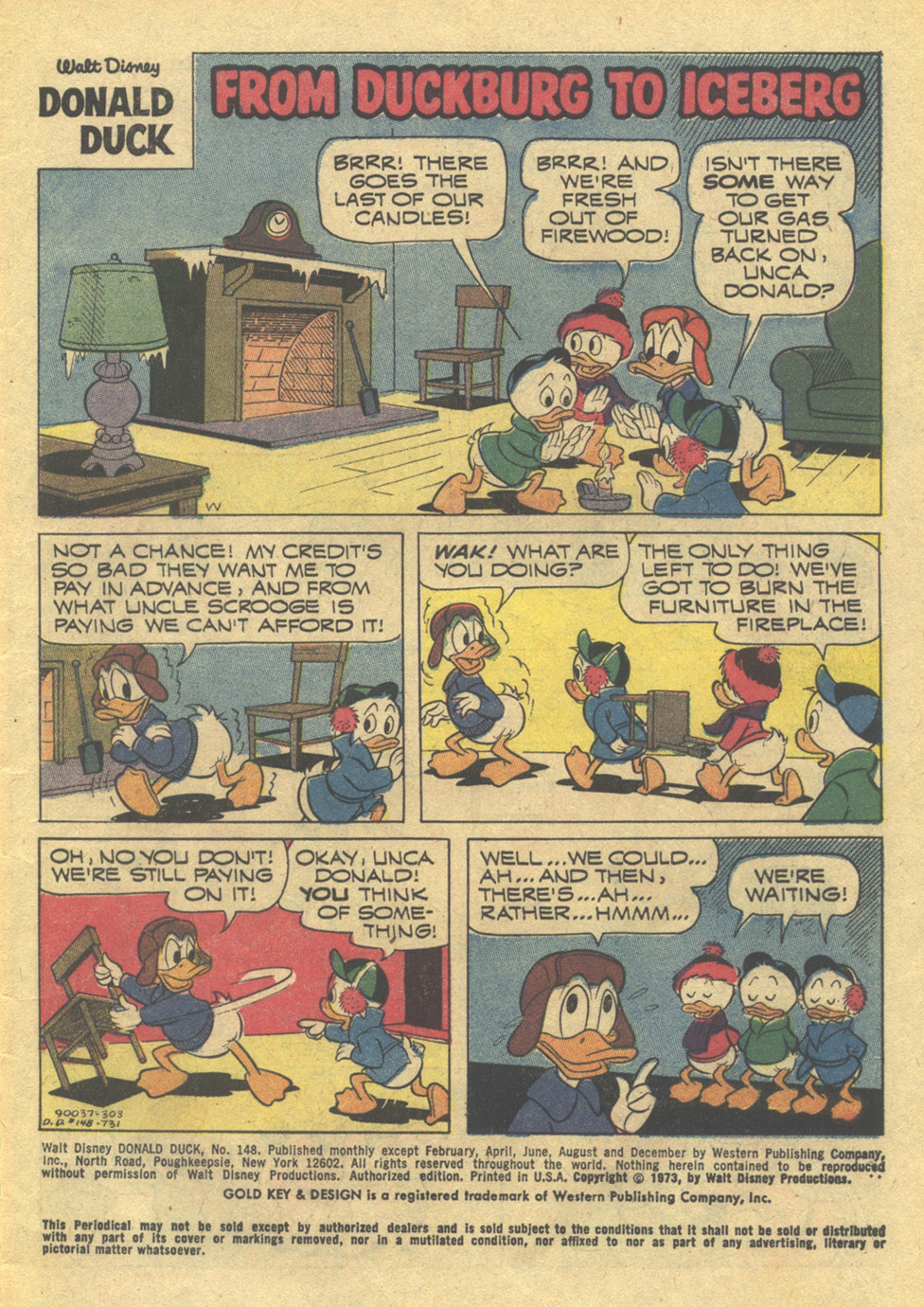 Read online Walt Disney's Donald Duck (1952) comic -  Issue #148 - 3
