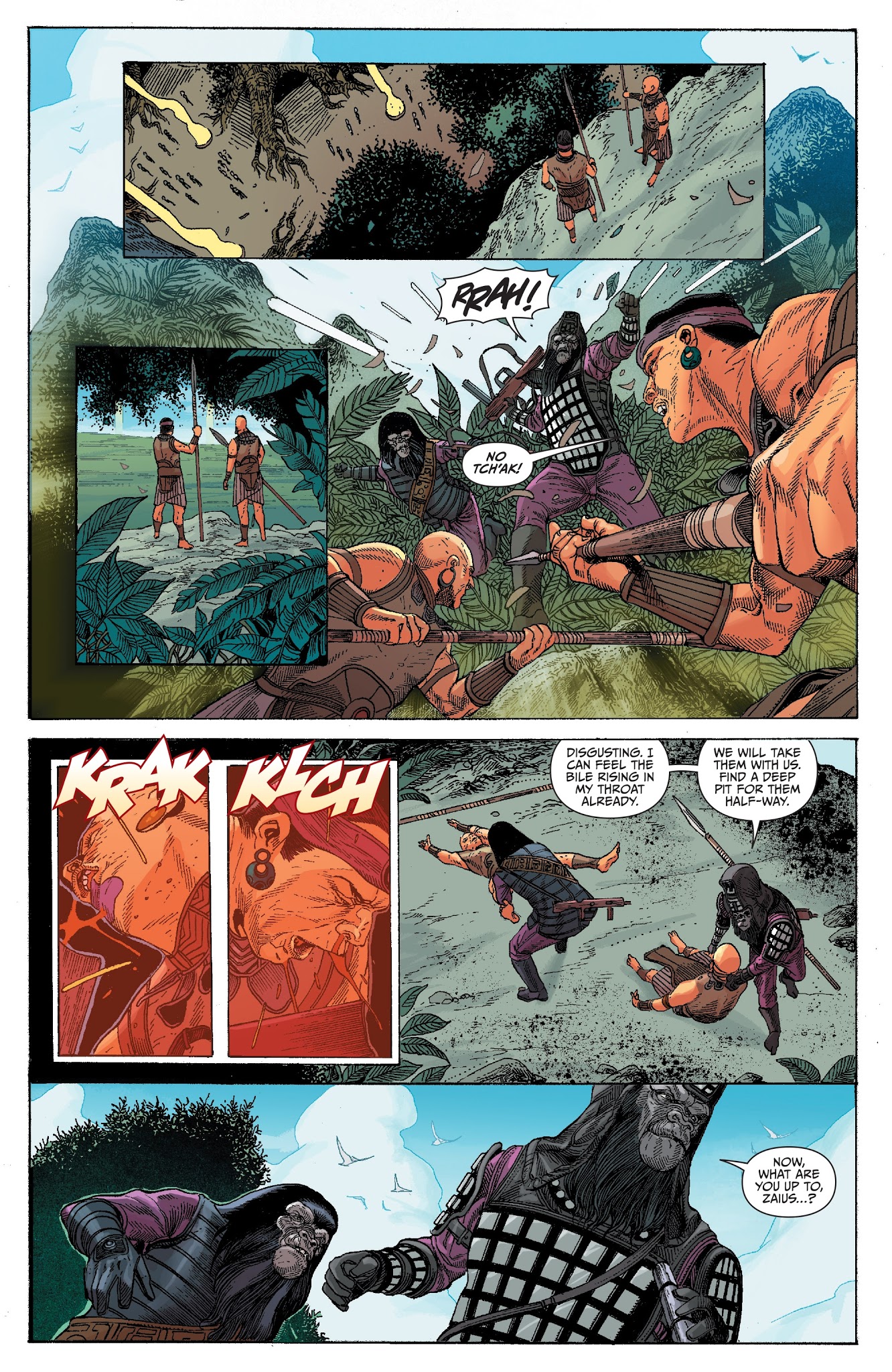 Read online Kong on the Planet of the Apes comic -  Issue #3 - 6