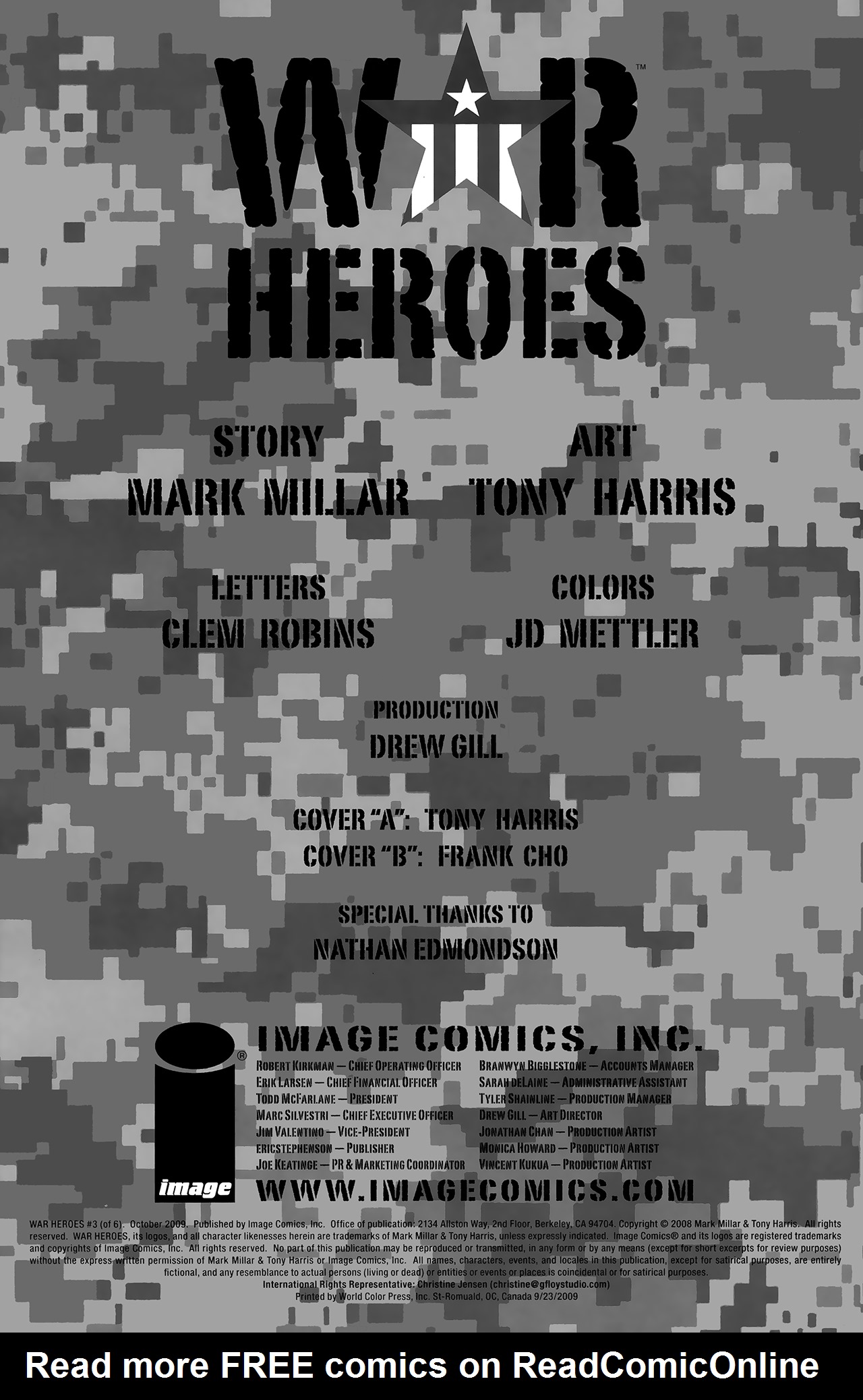 Read online War Heroes comic -  Issue #3 - 2