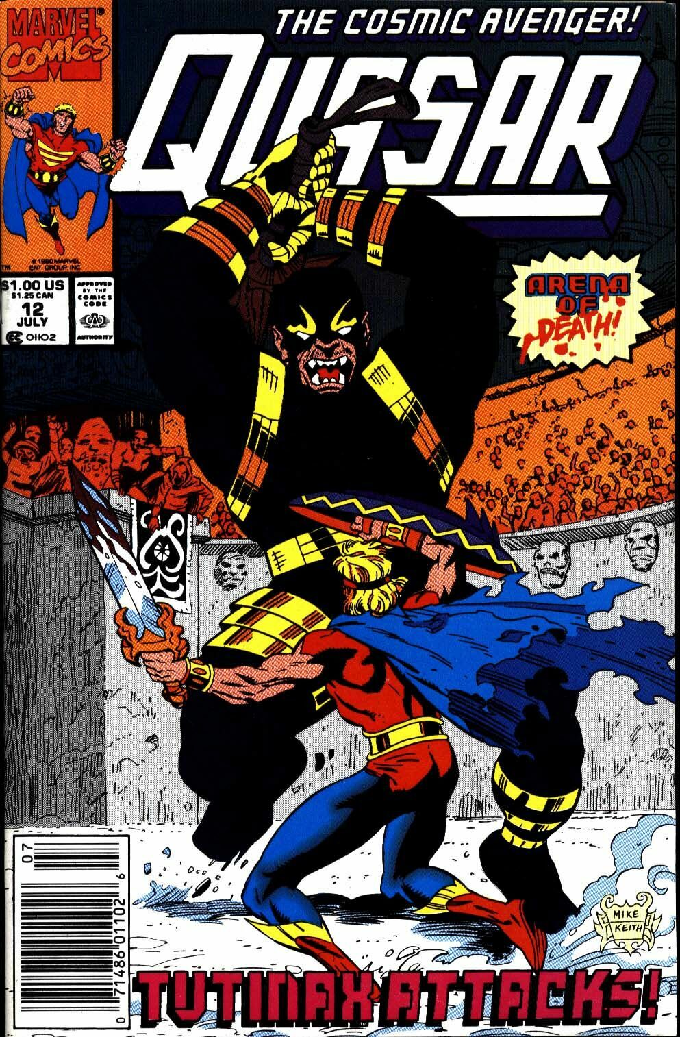 Read online Quasar comic -  Issue #12 - 1