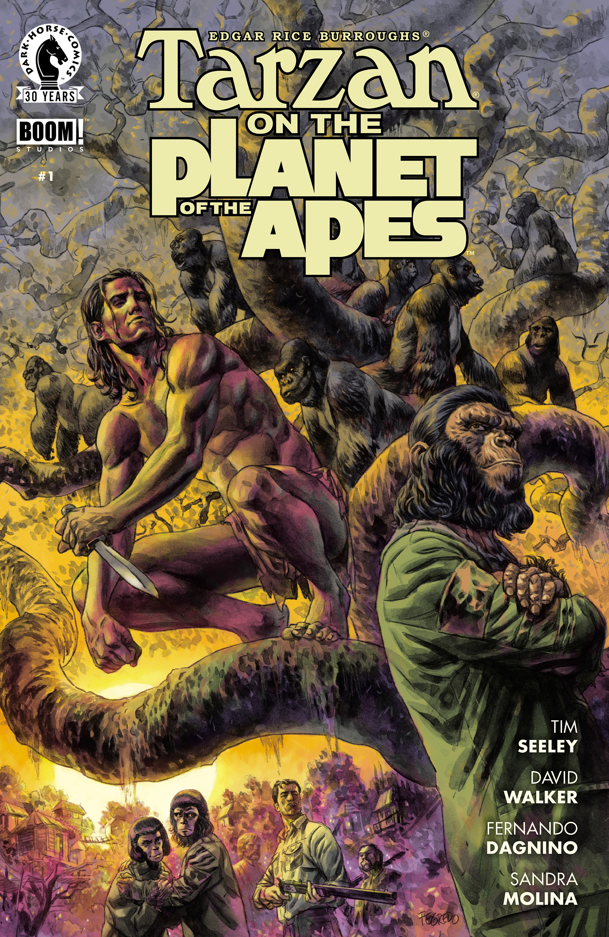 Read online Tarzan On the Planet of the Apes comic -  Issue #1 - 1