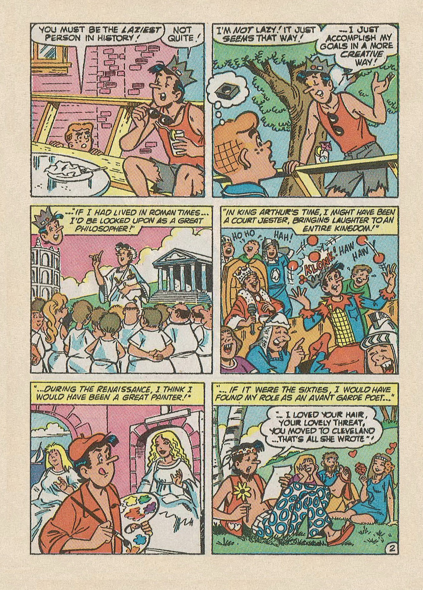 Read online Jughead Jones Comics Digest comic -  Issue #63 - 126