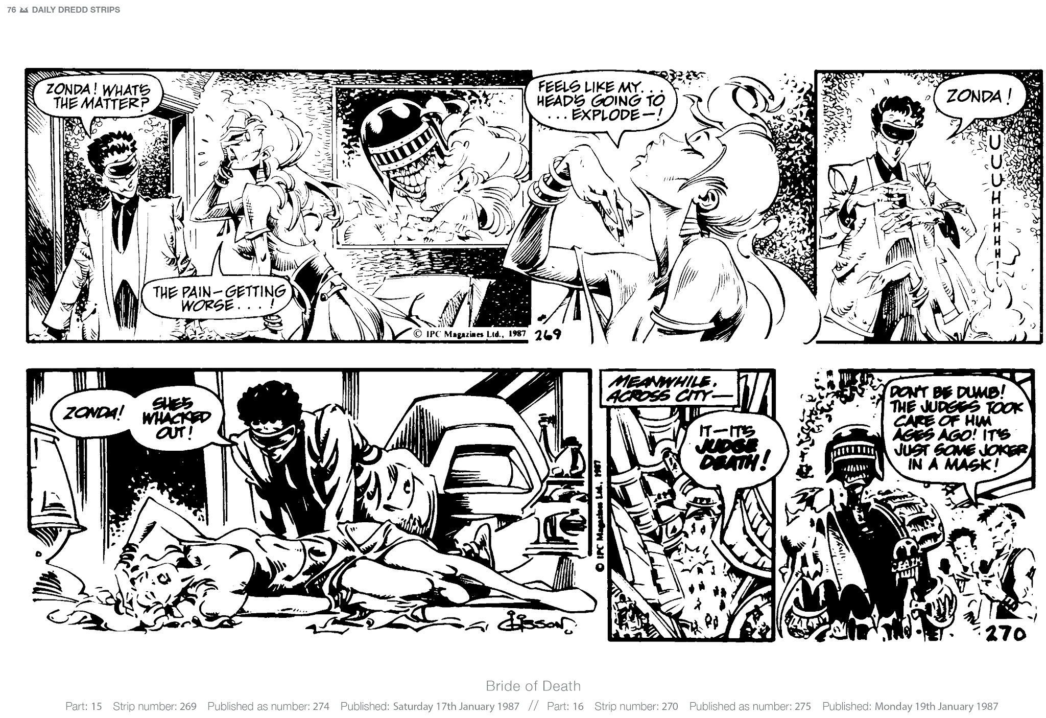 Read online Judge Dredd: The Daily Dredds comic -  Issue # TPB 2 - 79
