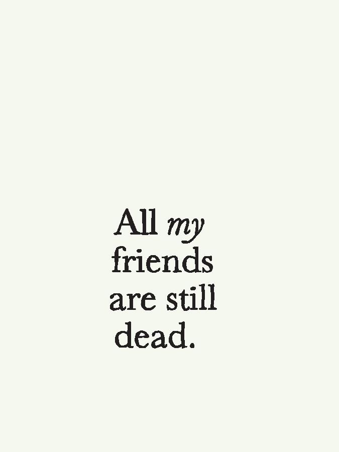Read online All My Friends Are Still Dead comic -  Issue # TPB - 6