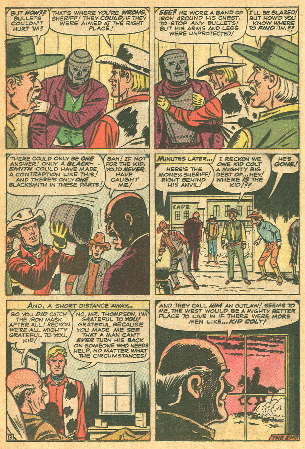 Read online Kid Colt Outlaw comic -  Issue #131 - 63