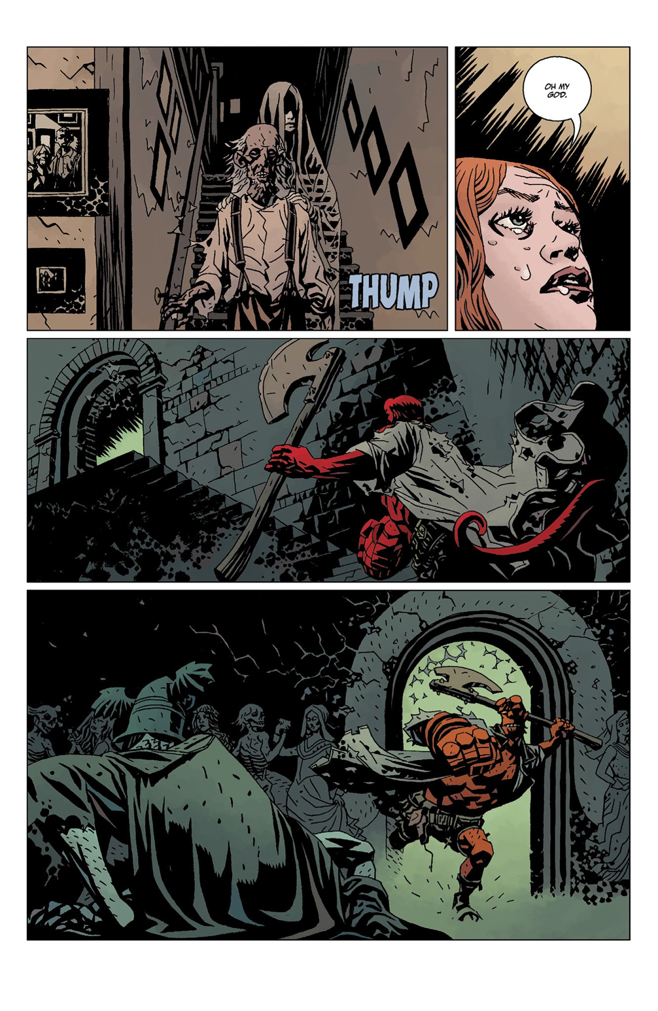 Read online Hellboy: The Storm And The Fury comic -  Issue # TPB - 103