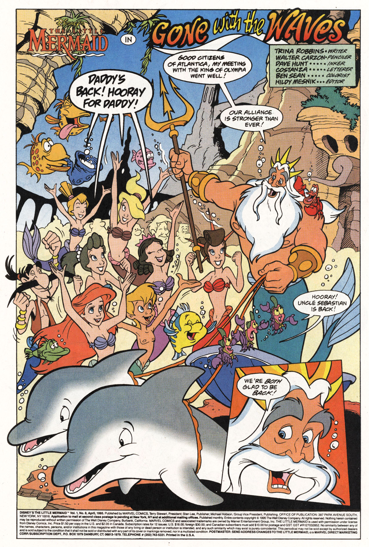 Read online Disney's The Little Mermaid comic -  Issue #8 - 3