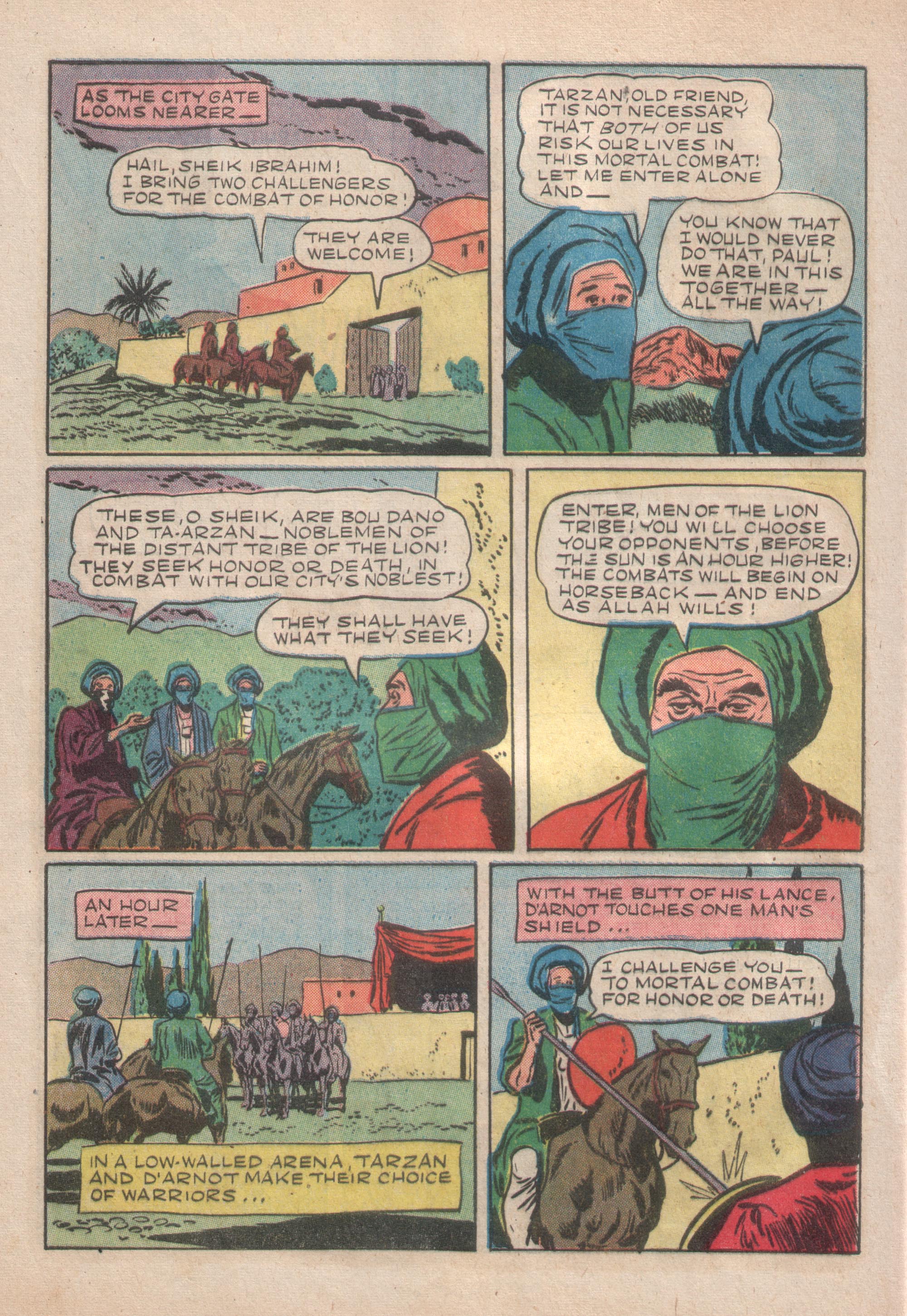 Read online Tarzan (1948) comic -  Issue #42 - 36