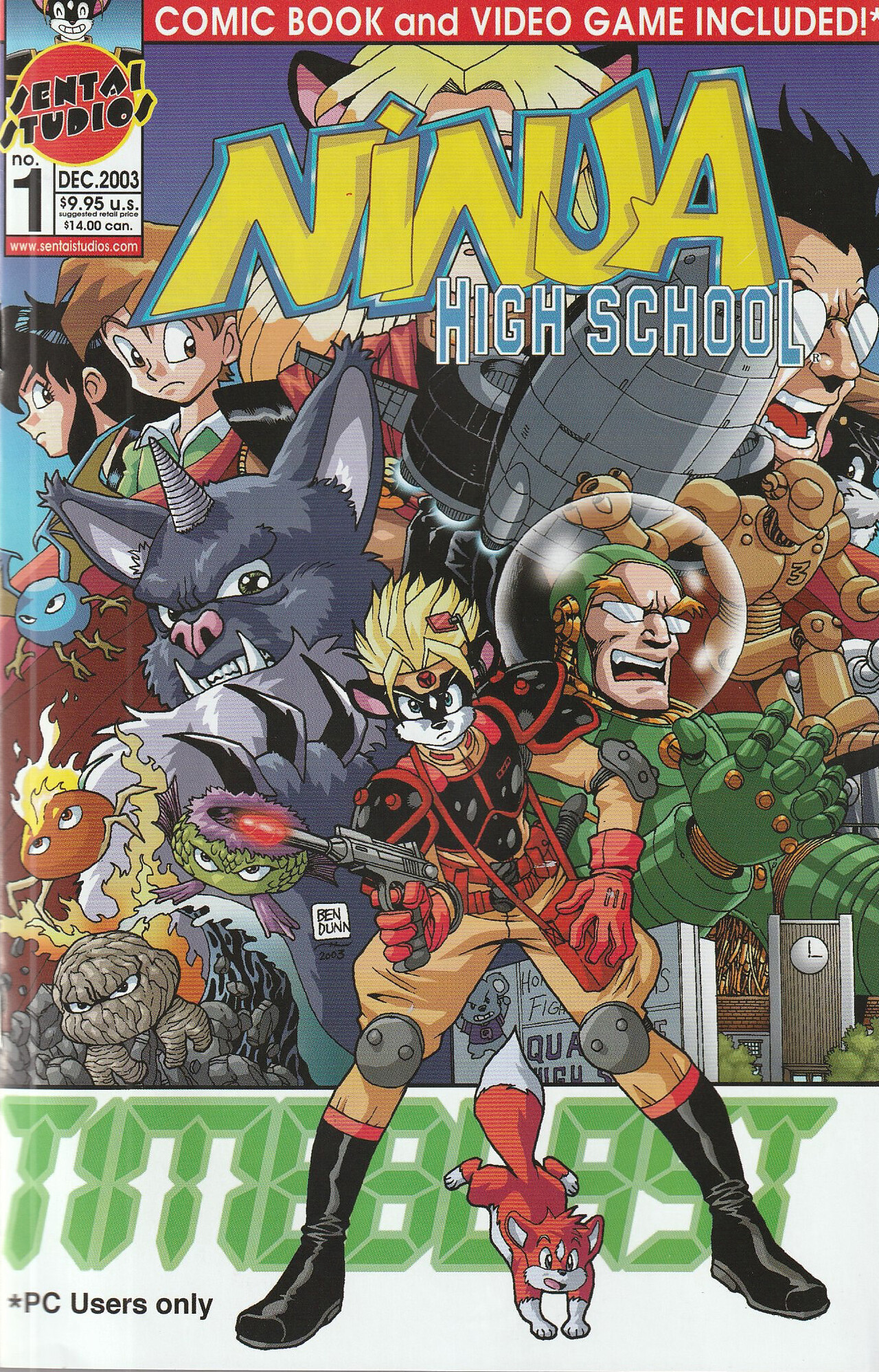 Read online Ninja High School: Timeblast comic -  Issue # Full - 1