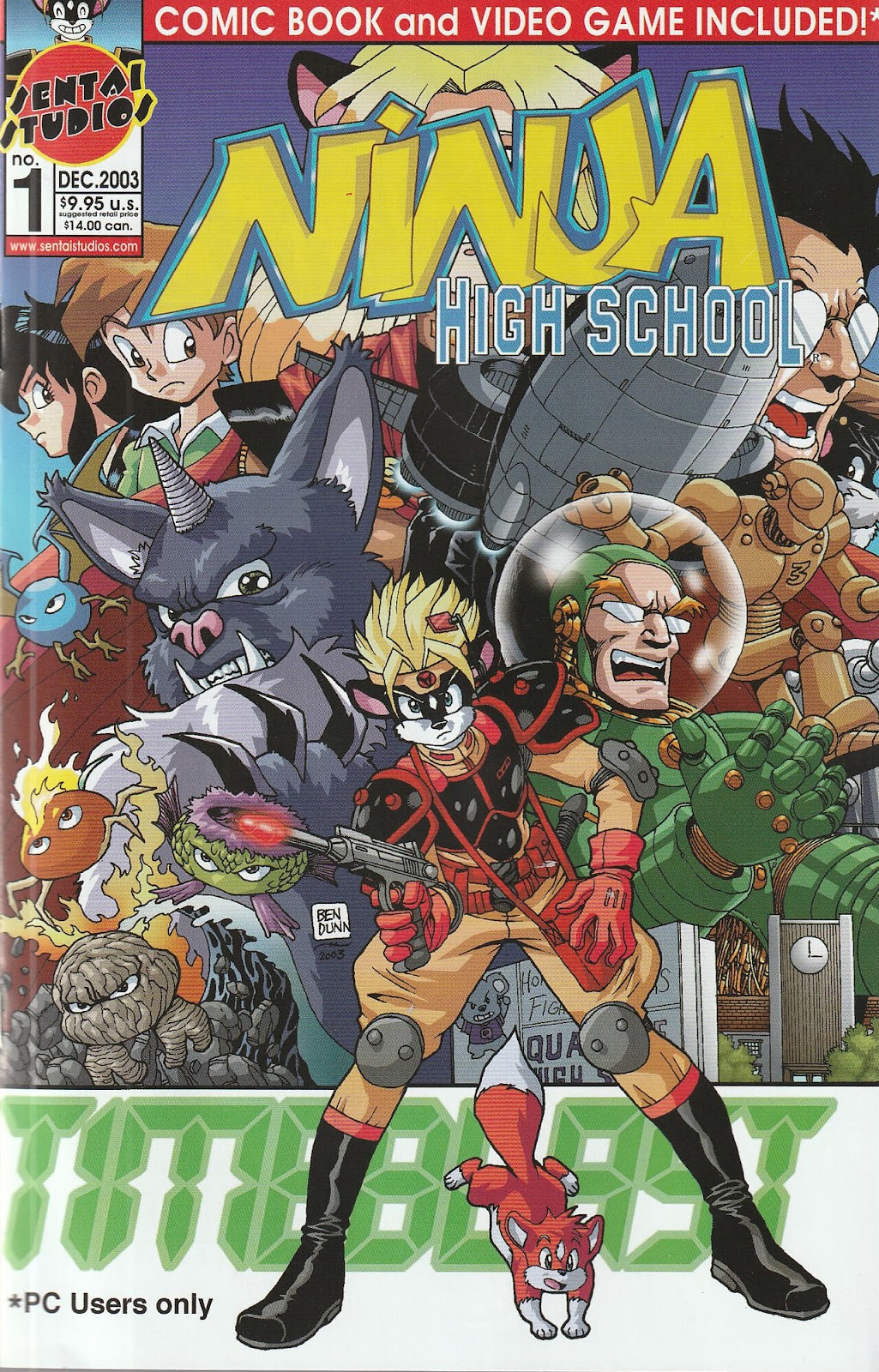 Ninja High School: Timeblast Full Page 1