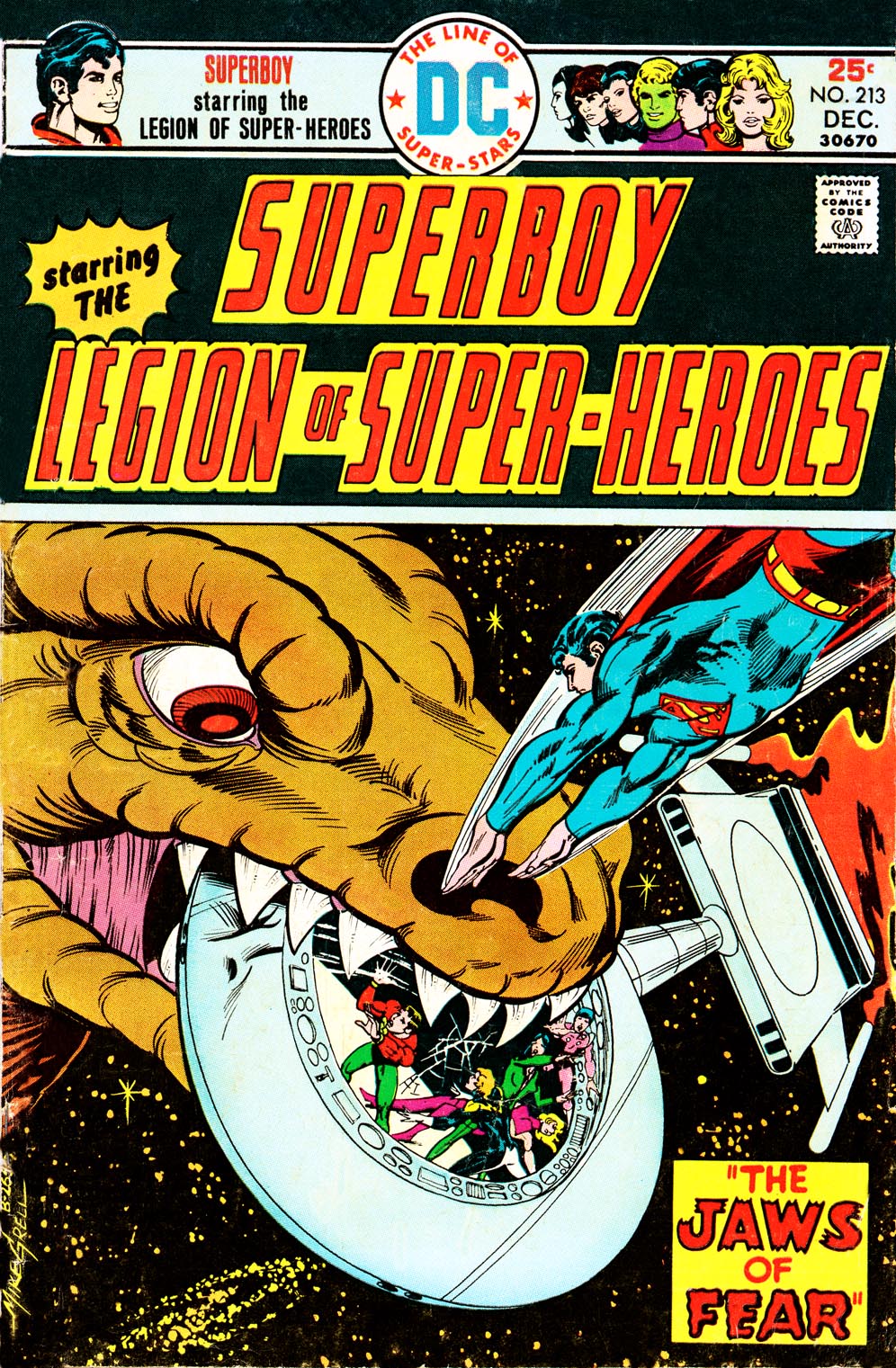Read online Superboy (1949) comic -  Issue #213 - 1
