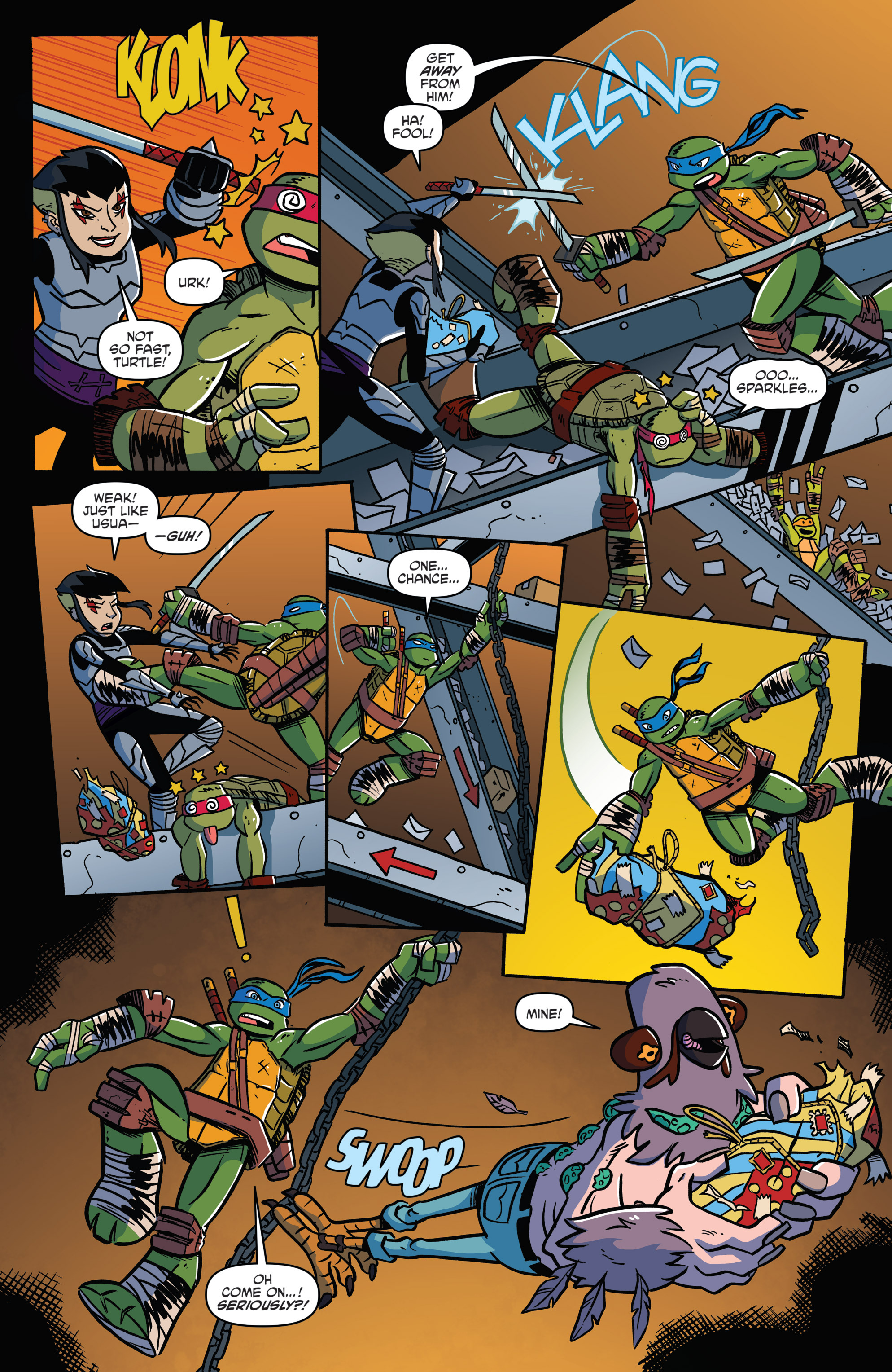 Read online Teenage Mutant Ninja Turtles New Animated Adventures comic -  Issue #12 - 12