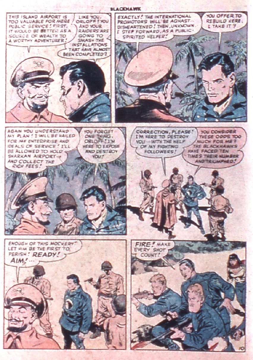 Read online Blackhawk (1957) comic -  Issue #22 - 12