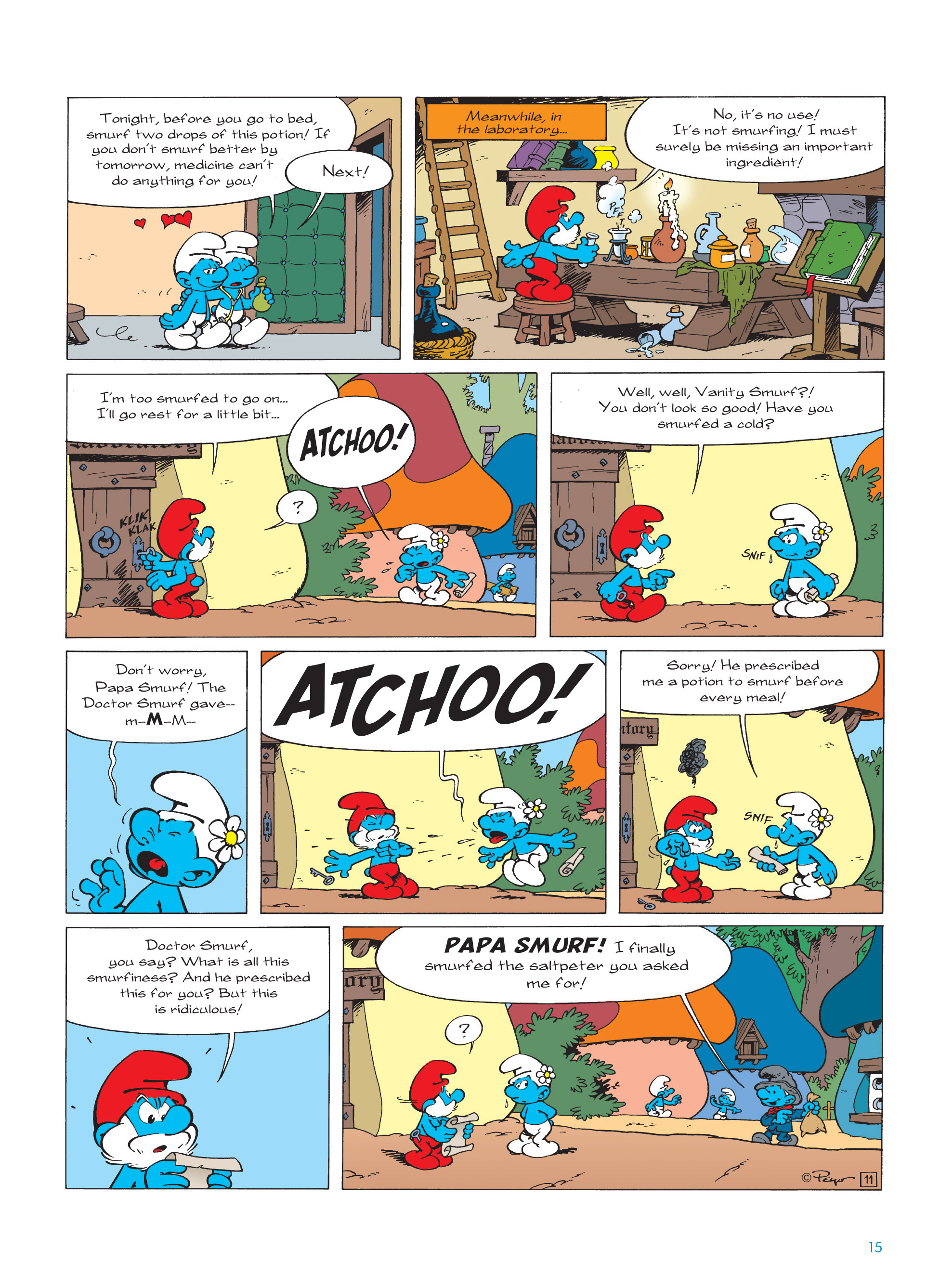 Read online The Smurfs comic -  Issue #20 - 15