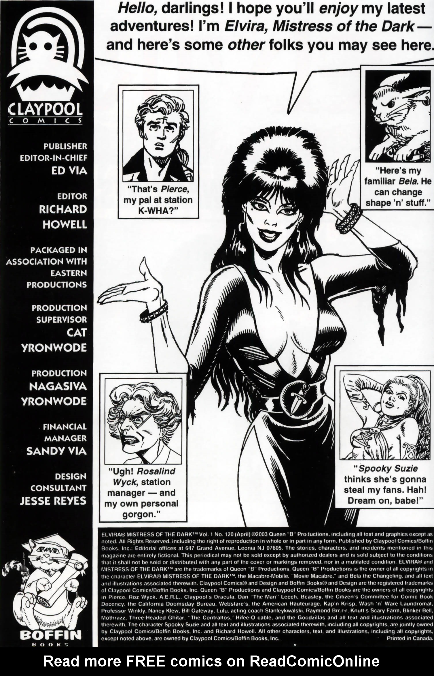 Read online Elvira, Mistress of the Dark comic -  Issue #120 - 2