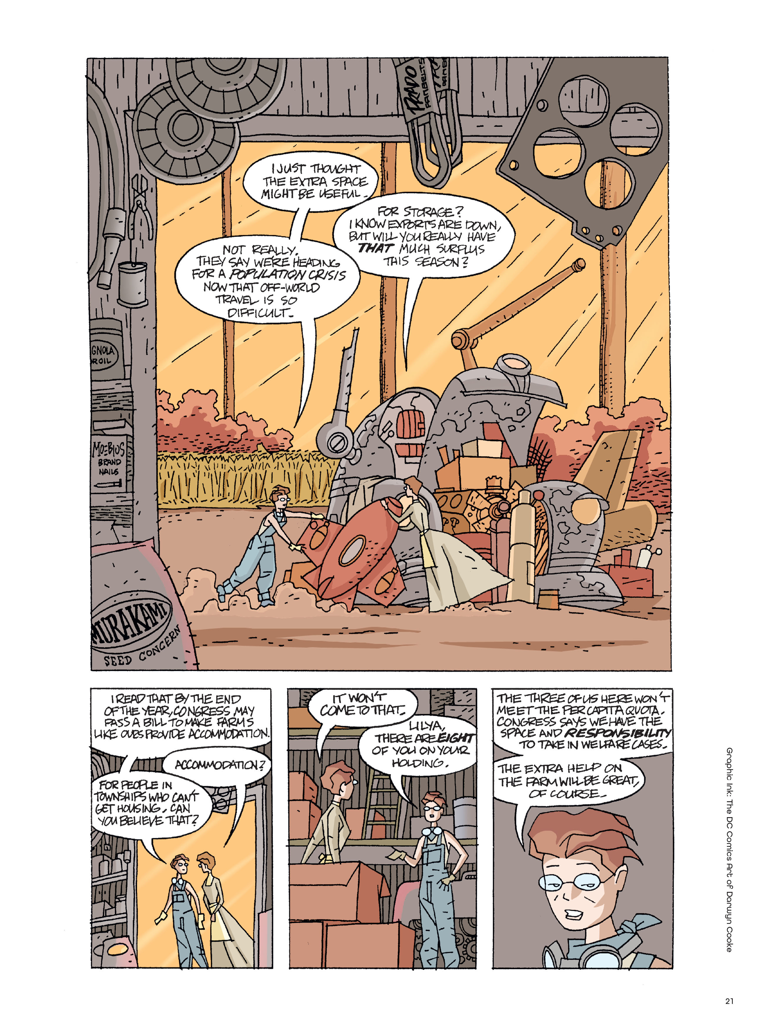 Read online Graphic Ink: The DC Comics Art of Darwyn Cooke comic -  Issue # TPB (Part 1) - 22