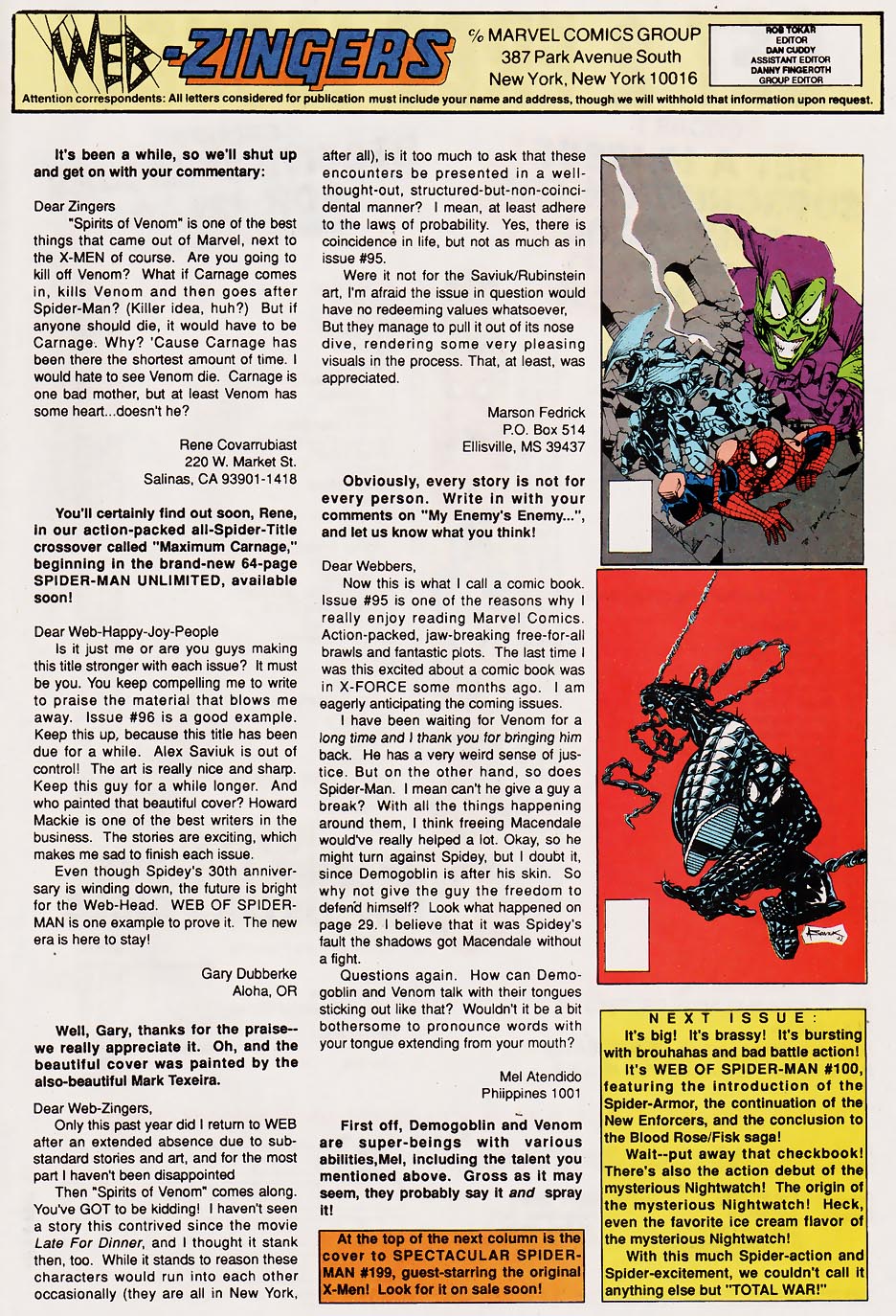 Read online Web of Spider-Man (1985) comic -  Issue #99 - 26
