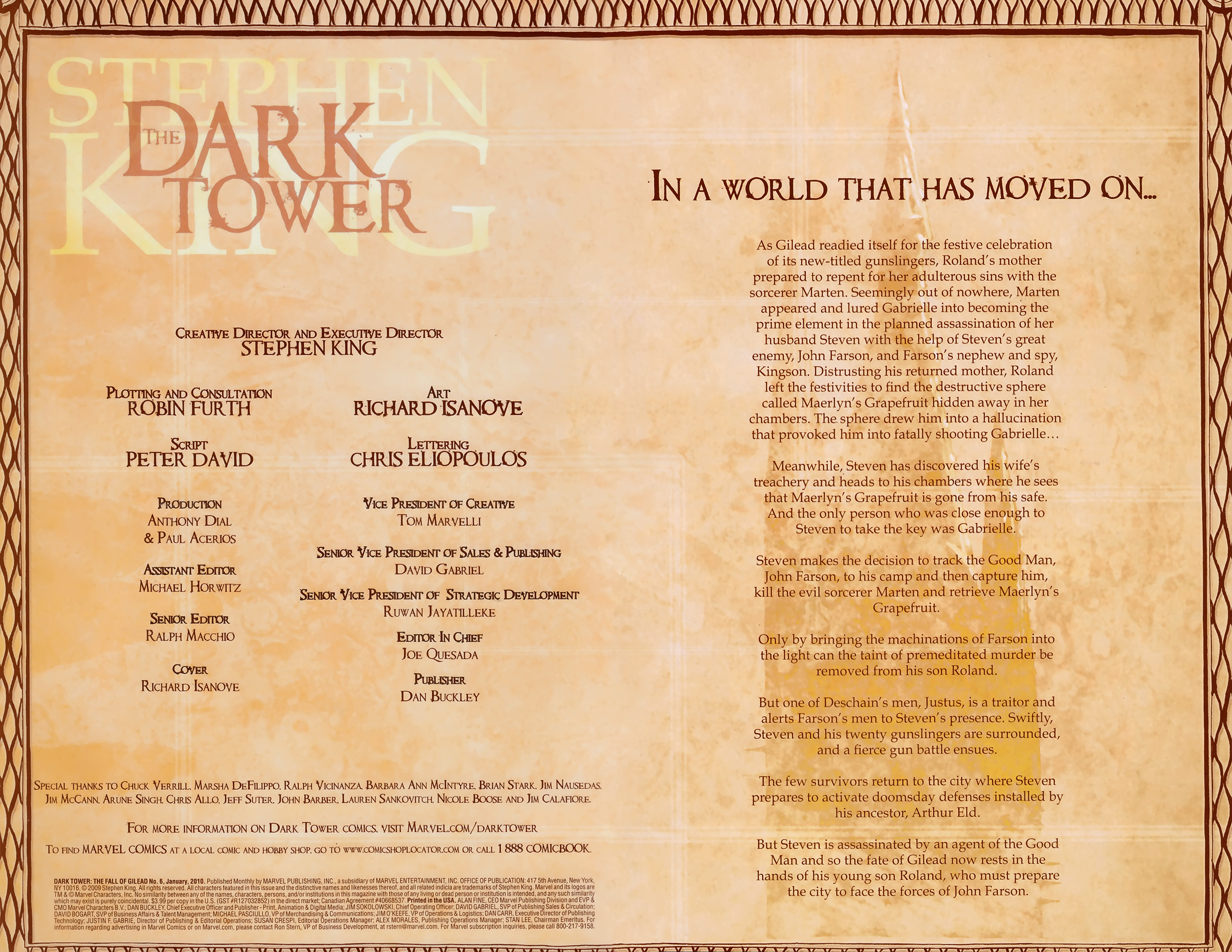 Read online Dark Tower: Fall of Gilead comic -  Issue #6 - 2