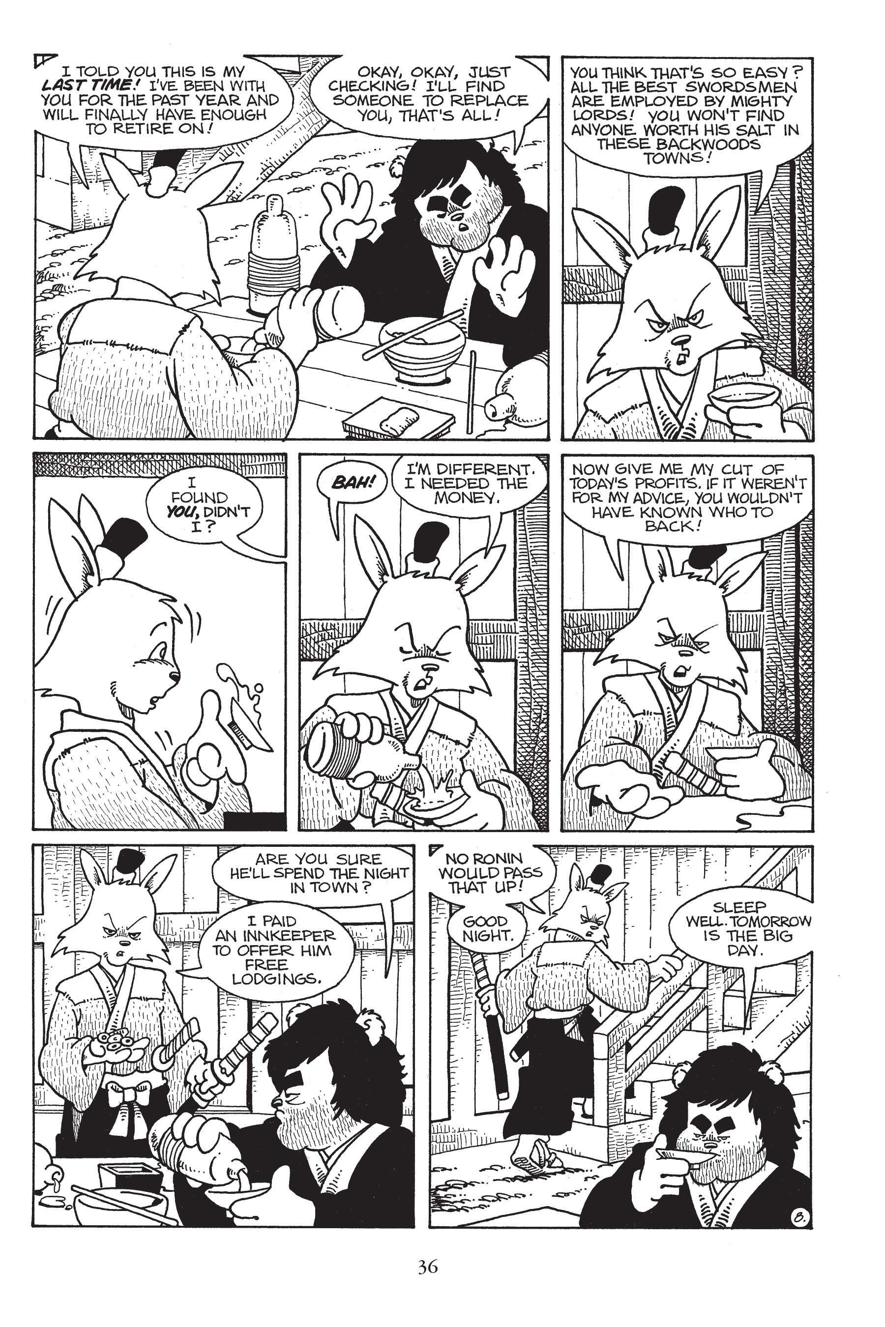 Read online Usagi Yojimbo (1987) comic -  Issue # _TPB 6 - 38