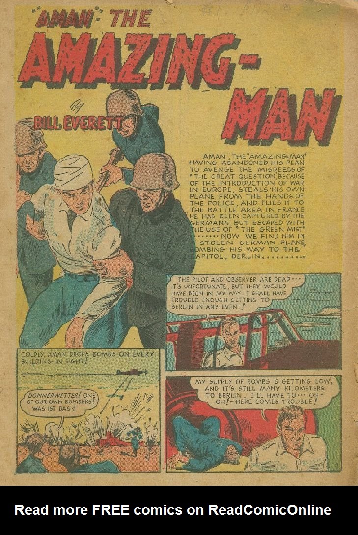 Read online Amazing Man Comics comic -  Issue #9 - 4