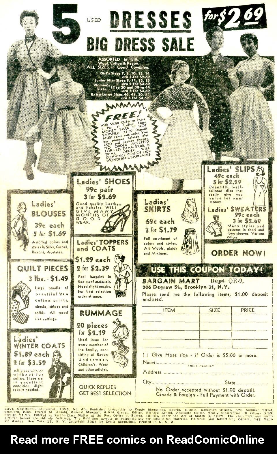 Read online Love Secrets (1953) comic -  Issue #45 - 2