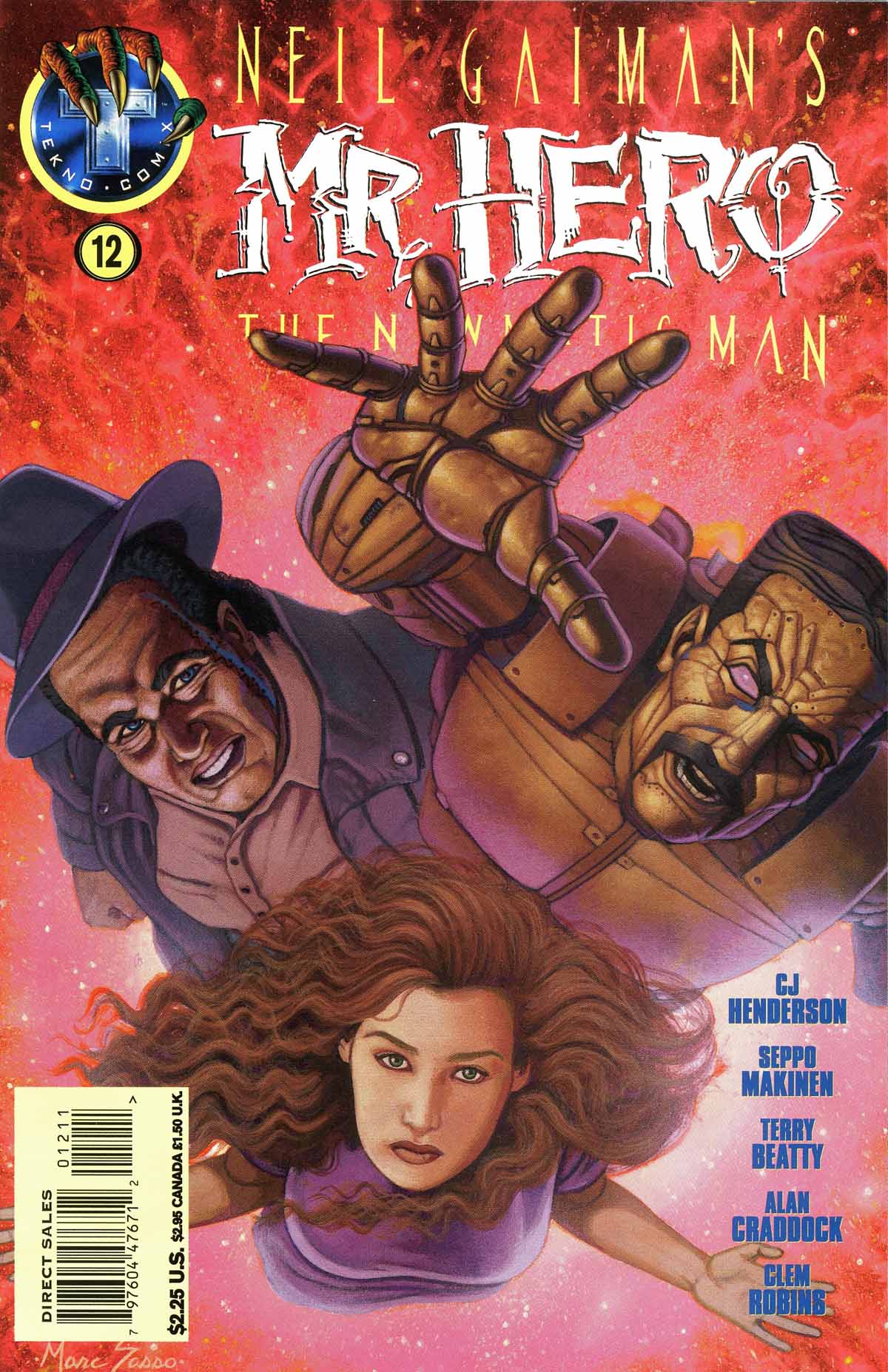 Read online Neil Gaiman's Mr. Hero - The Newmatic Man (1995) comic -  Issue #12 - 1