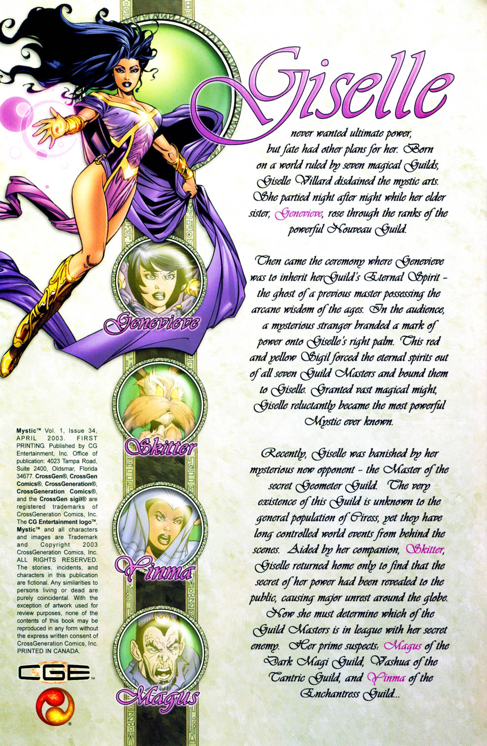 Read online Mystic comic -  Issue #34 - 2