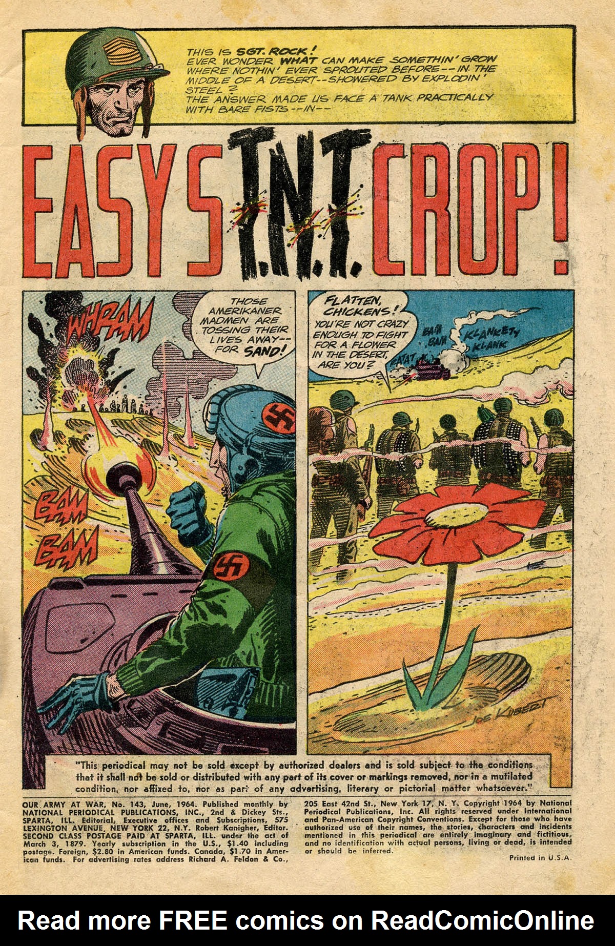 Read online Our Army at War (1952) comic -  Issue #143 - 3