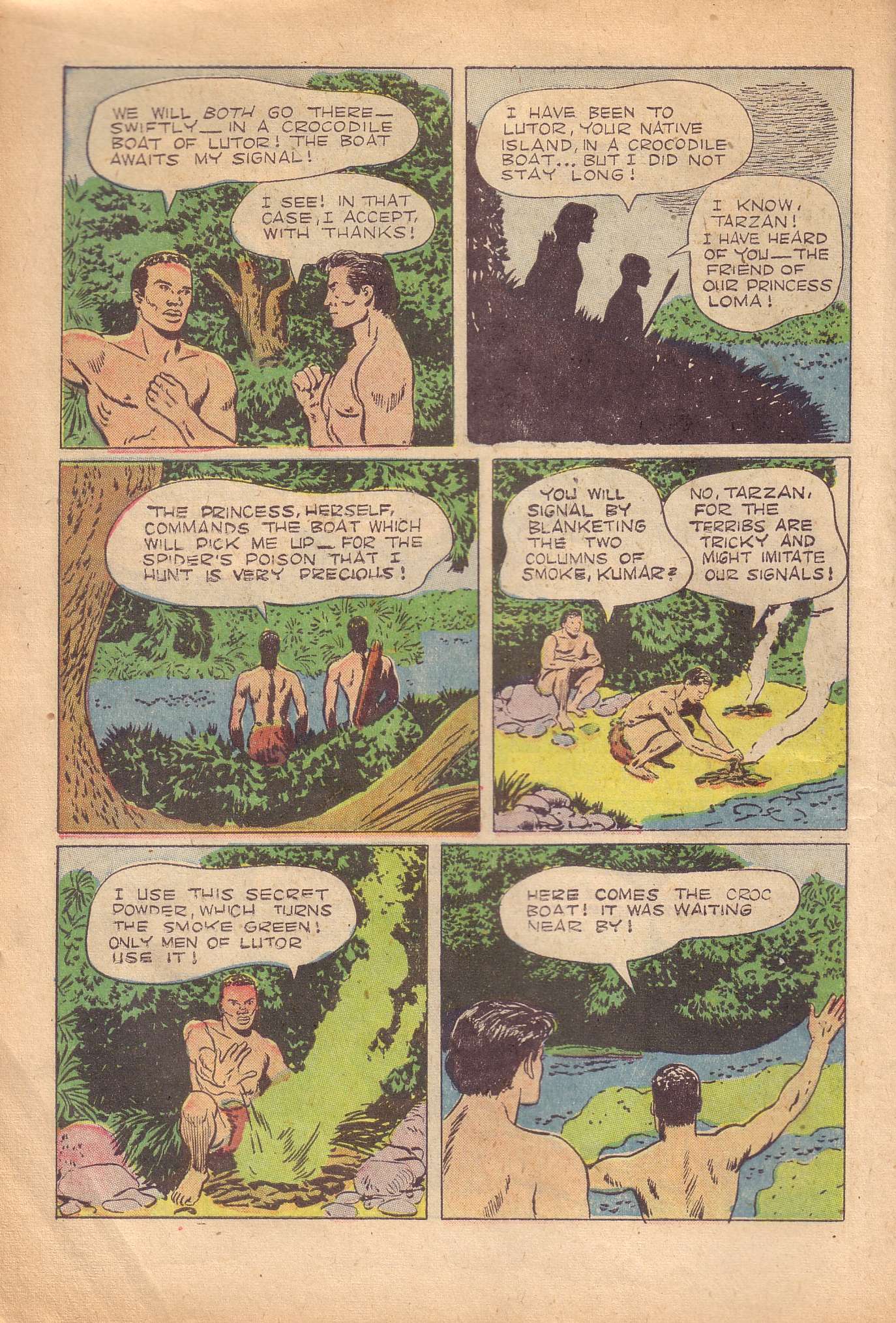 Read online Tarzan (1948) comic -  Issue #50 - 14