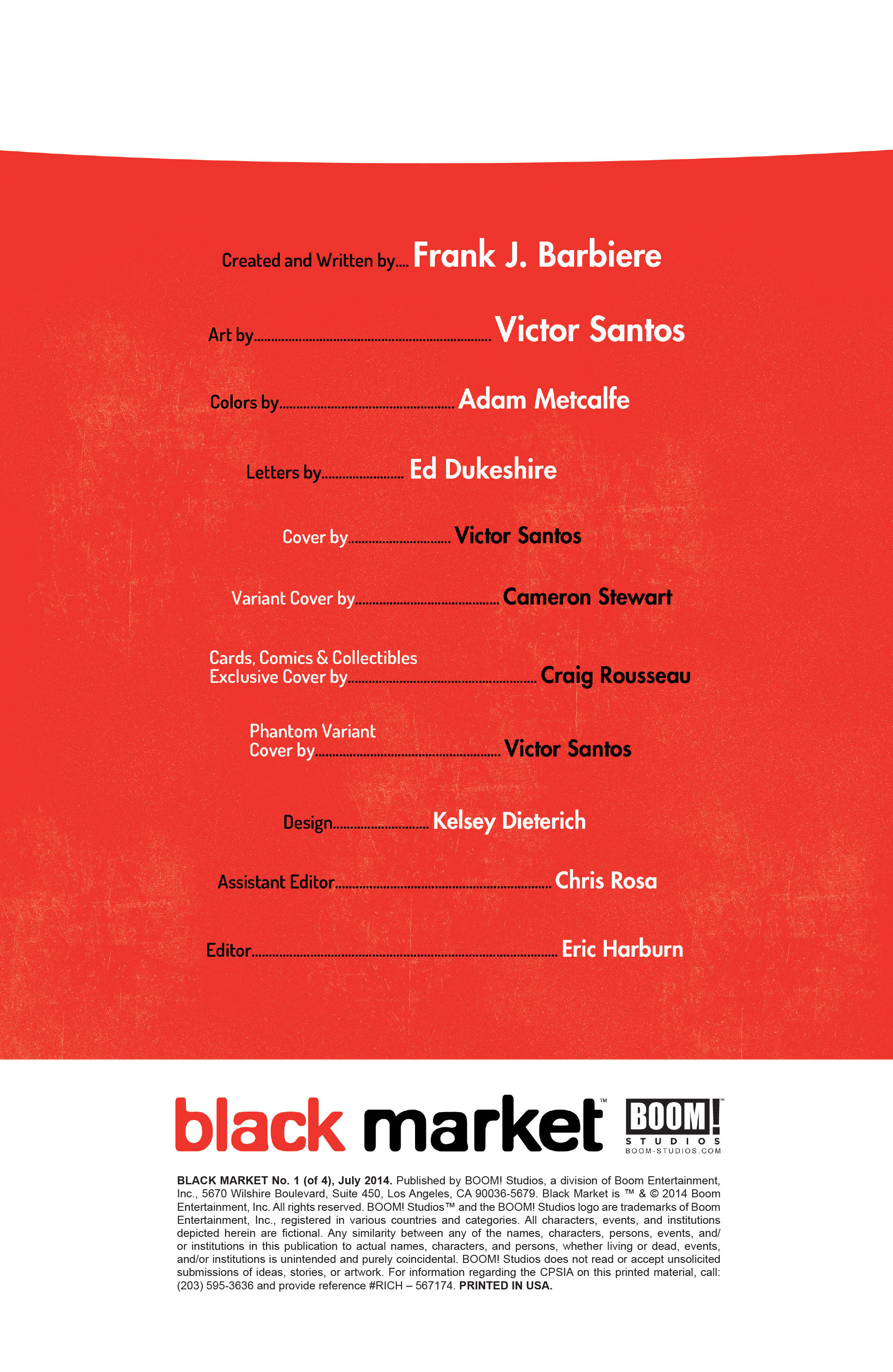Read online Black Market comic -  Issue #1 - 2