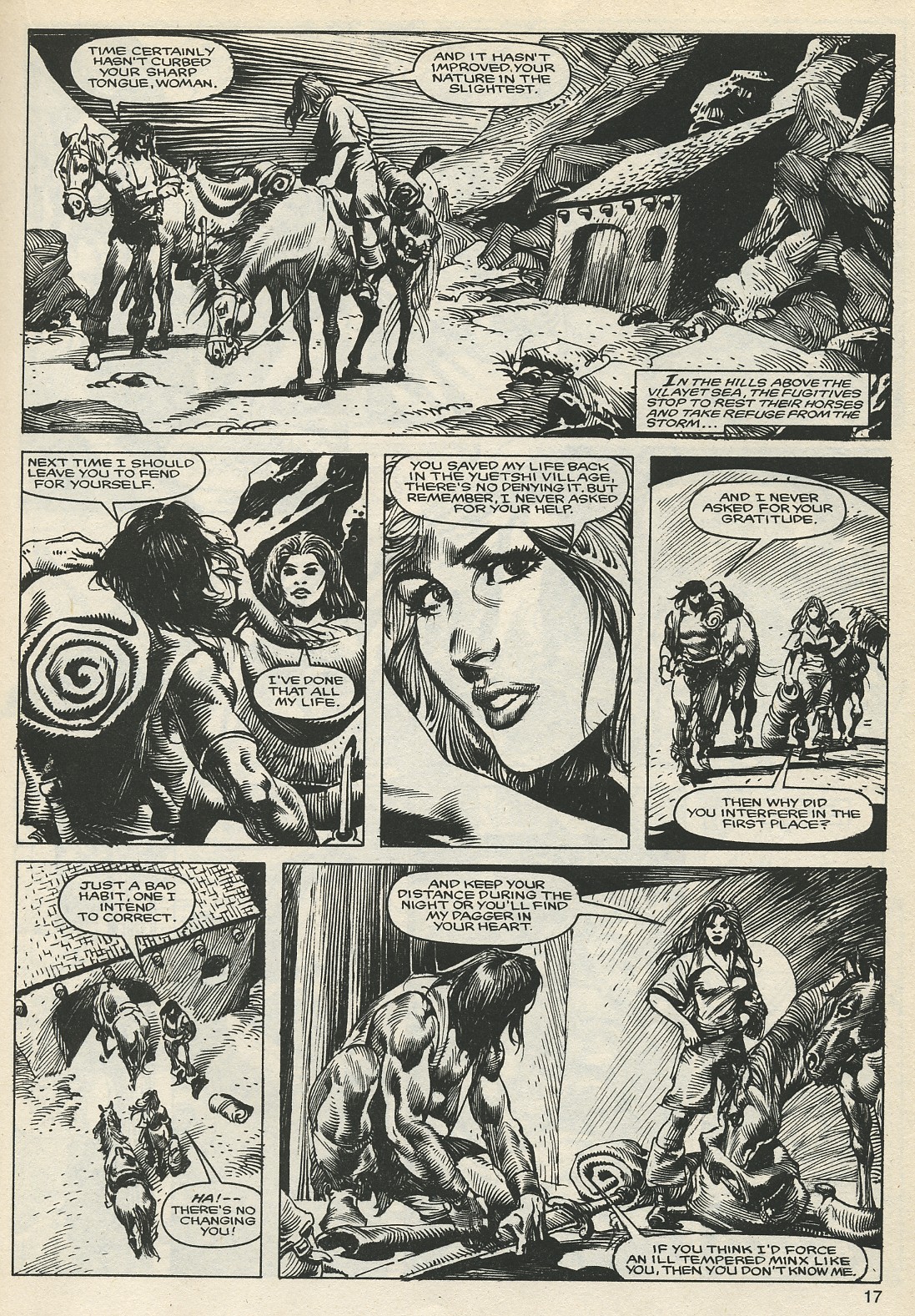 Read online The Savage Sword Of Conan comic -  Issue #127 - 17