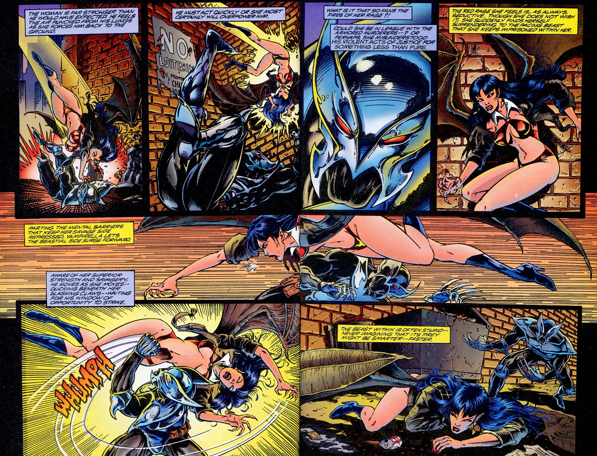 Read online Vampirella/Shadowhawk: Creatures of the Night comic -  Issue # Full - 26