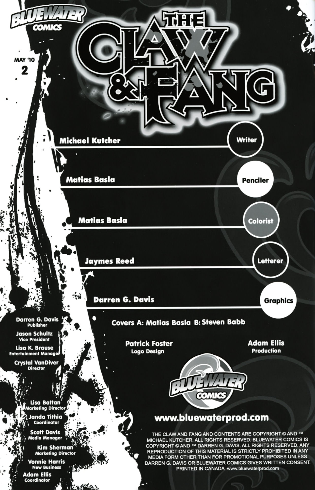 Read online Claw & Fang comic -  Issue #2 - 3