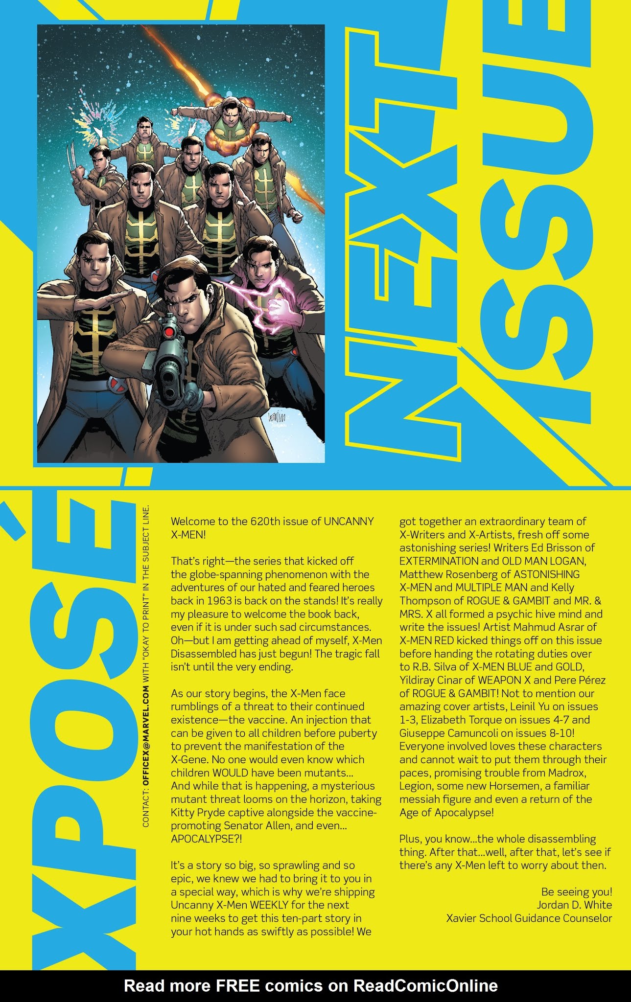 Read online Uncanny X-Men (2019) comic -  Issue # _Director_s Edition (Part 1) - 64