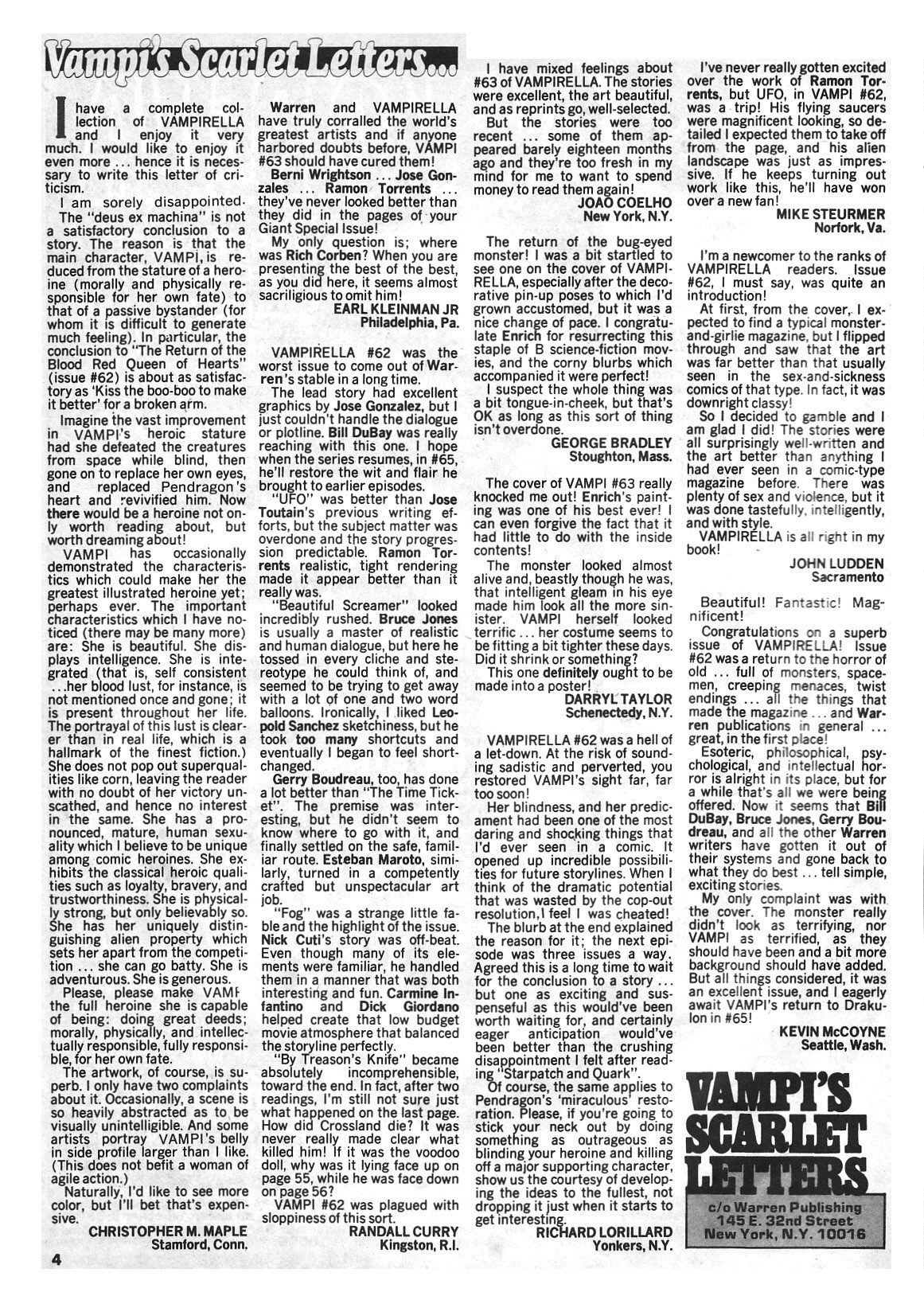 Read online Vampirella (1969) comic -  Issue #65 - 4