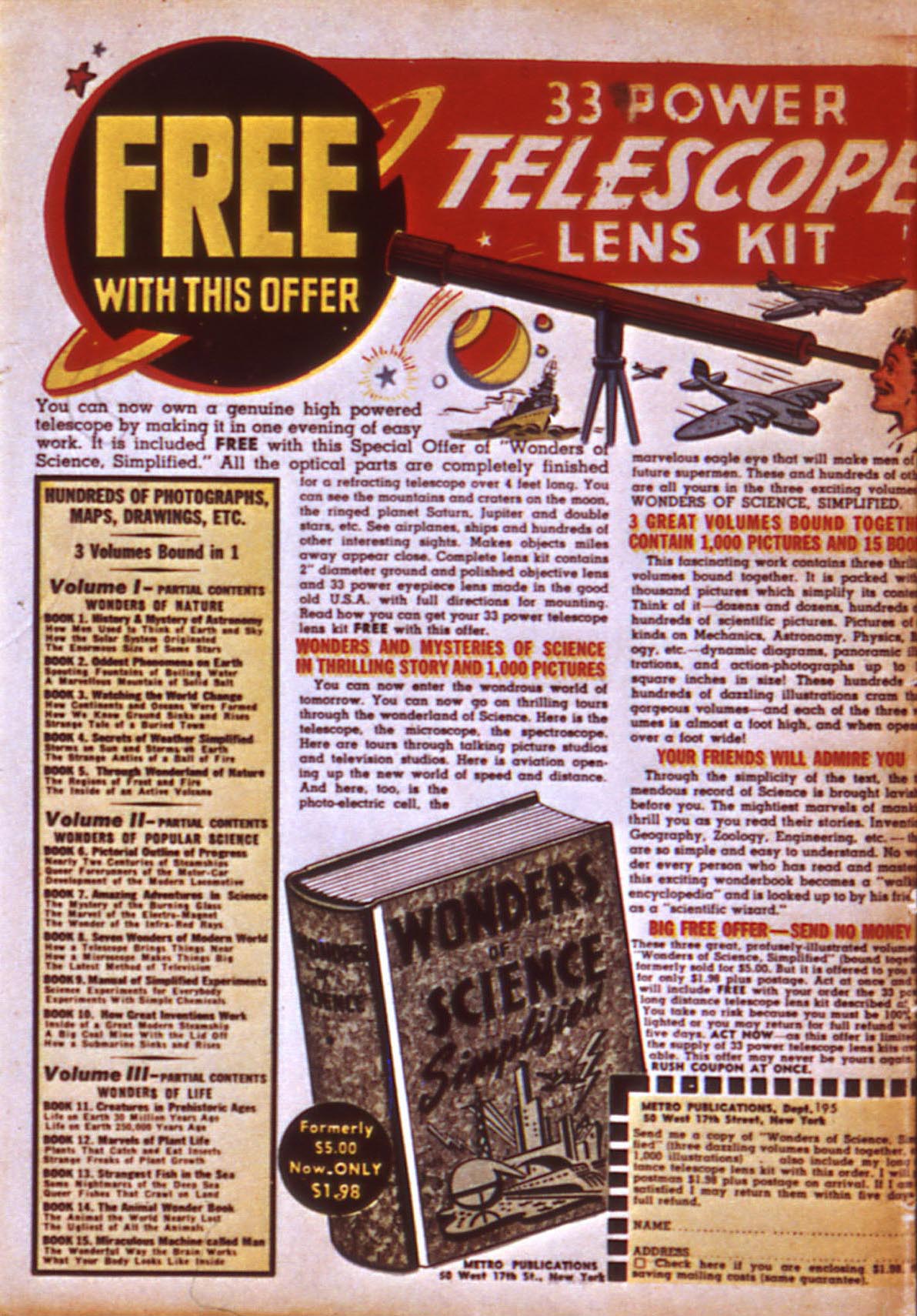 Read online USA Comics comic -  Issue #8 - 69