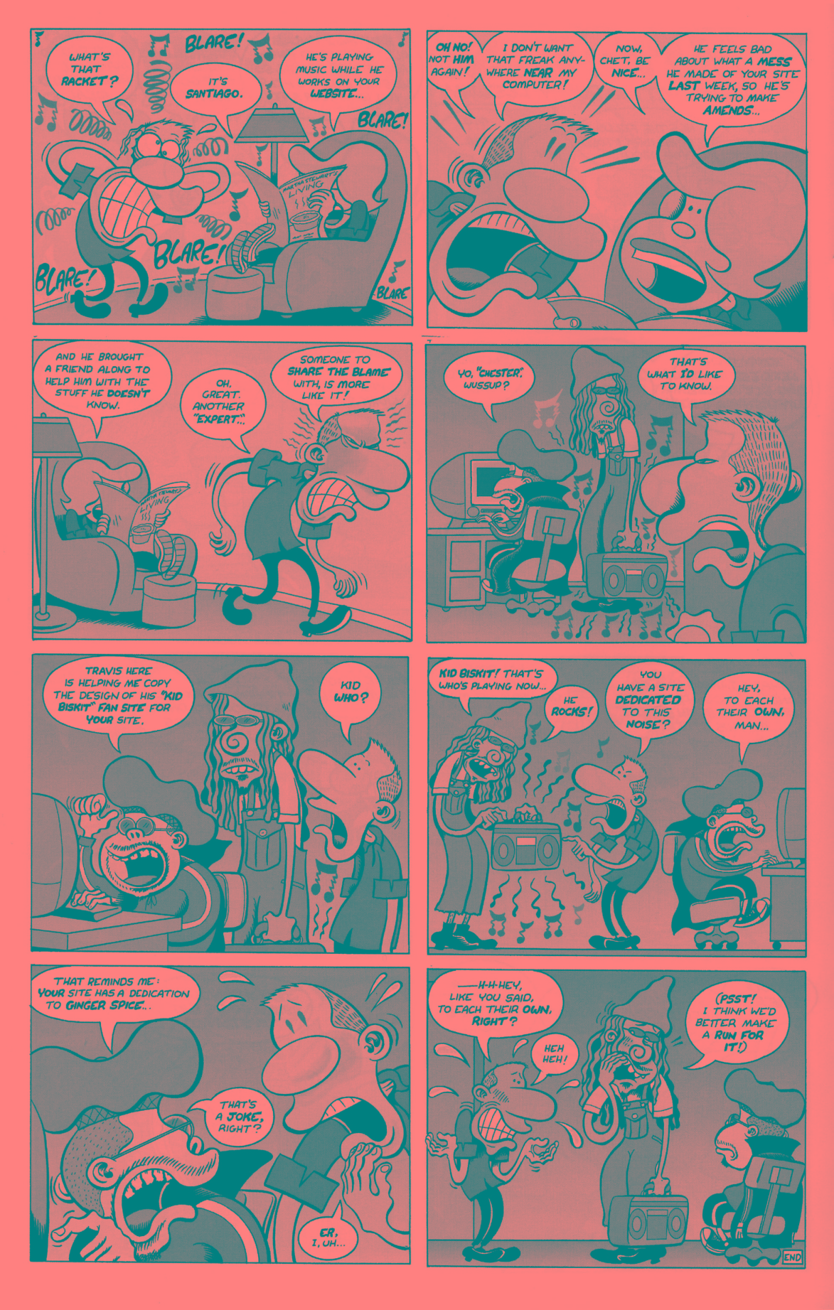 Read online Hate comic -  Issue # _Annual 3 - 18