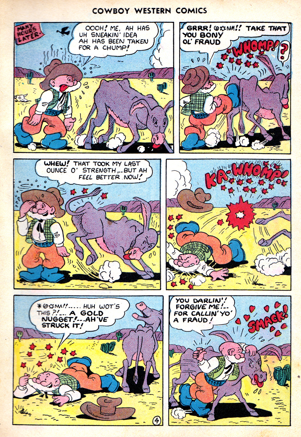 Read online Cowboy Western Comics (1948) comic -  Issue #30 - 33