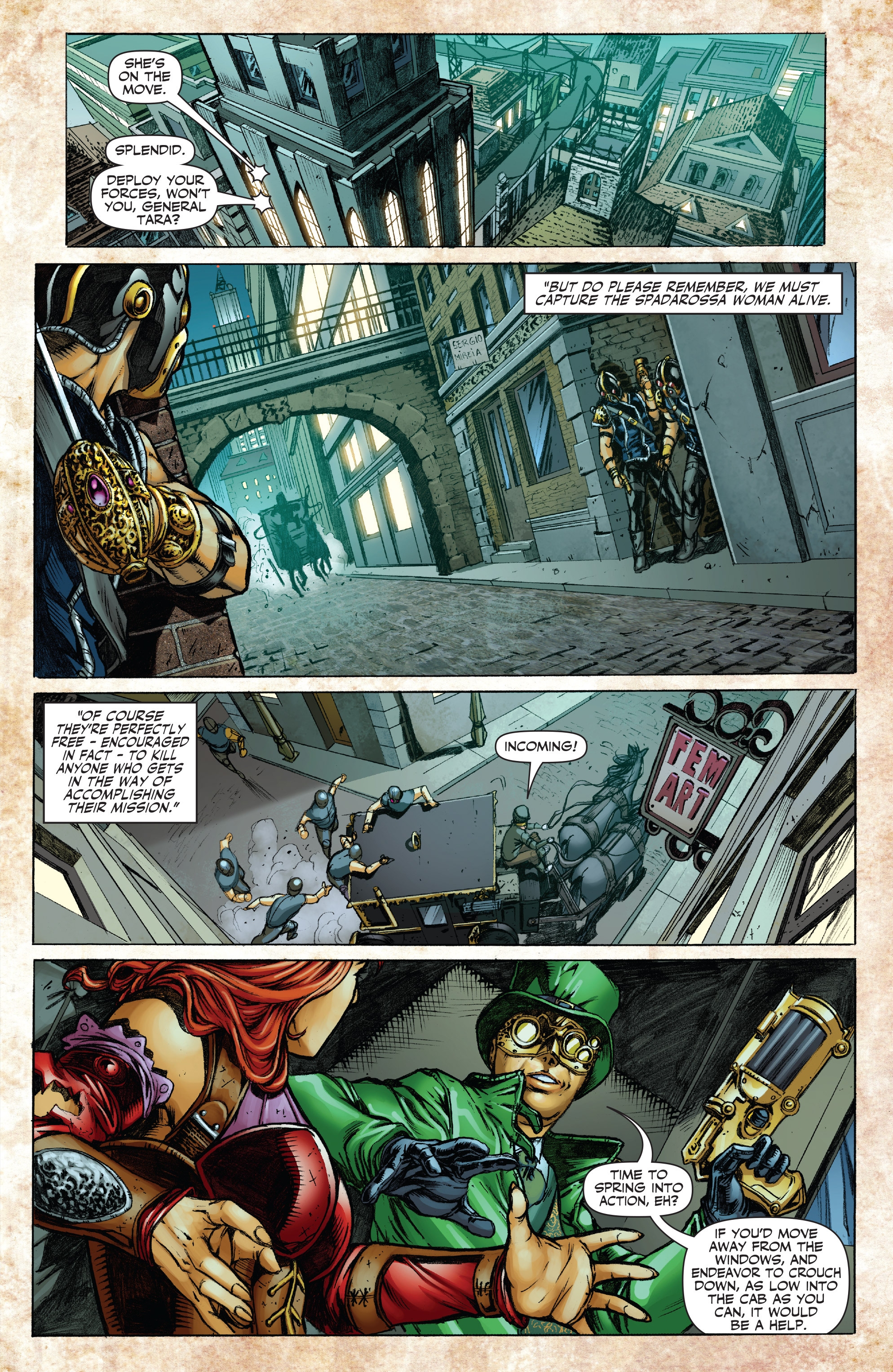 Read online Legenderry: A Steampunk Adventure comic -  Issue #2 - 9