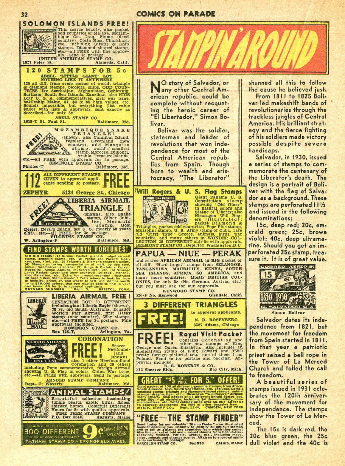Read online Comics on Parade comic -  Issue #24 - 33