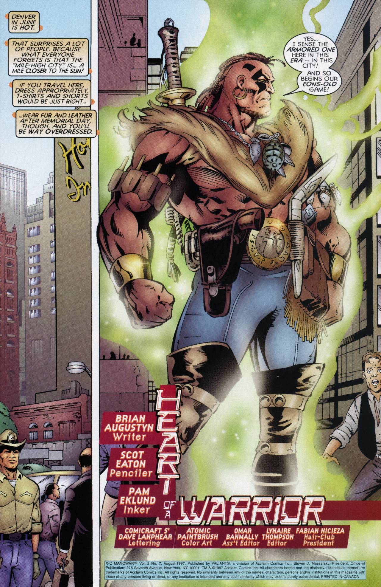 Read online X-O Manowar (1996) comic -  Issue #7 - 2