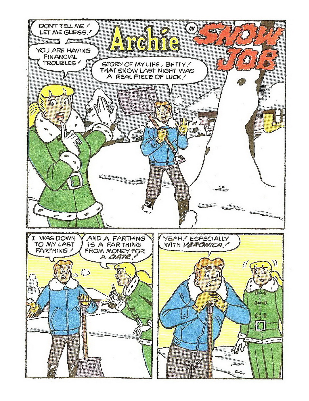 Read online Betty and Veronica Digest Magazine comic -  Issue #29 - 204