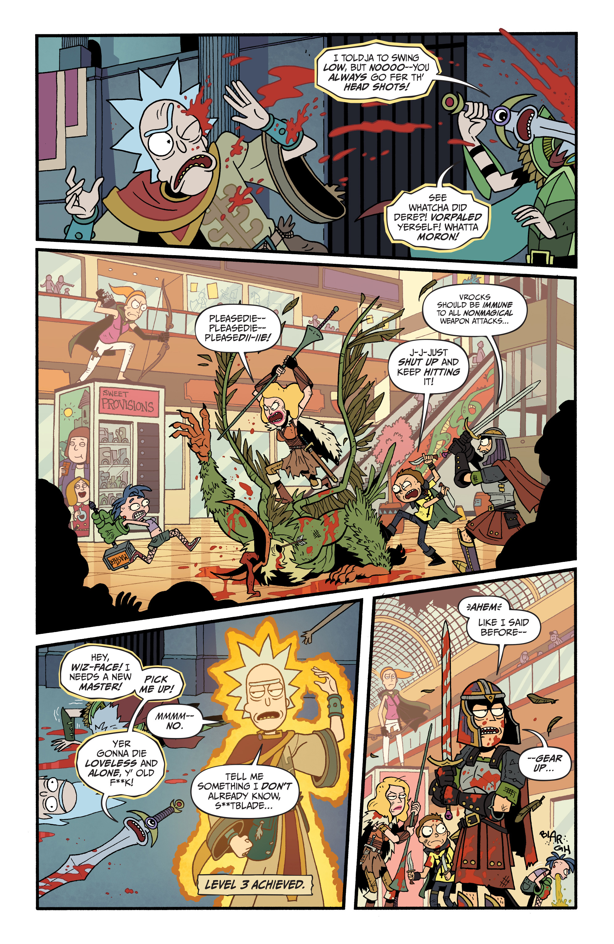 Read online Rick and Morty vs. Dungeons & Dragons II: Painscape comic -  Issue #3 - 20