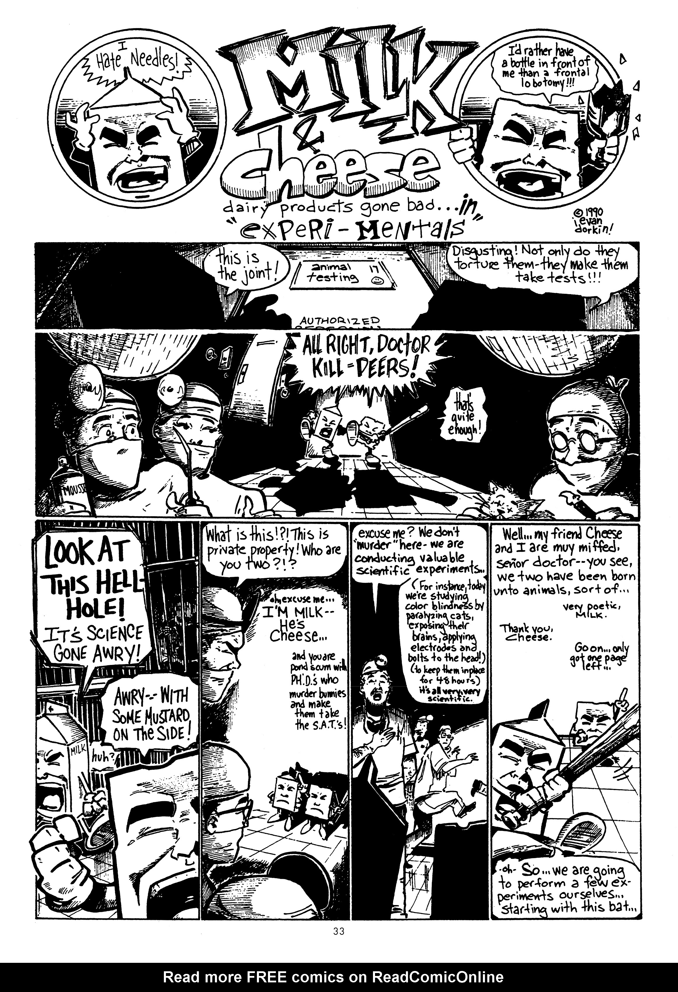 Read online Milk And Cheese: Dairy Products Gone Bad! comic -  Issue # Full - 35