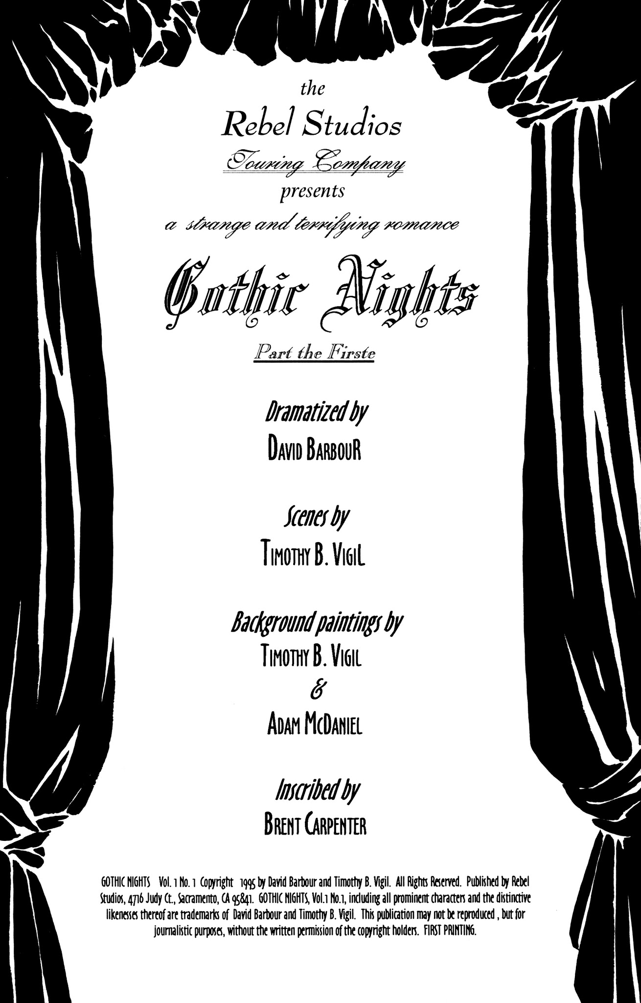 Read online Gothic Nights comic -  Issue #1 - 2