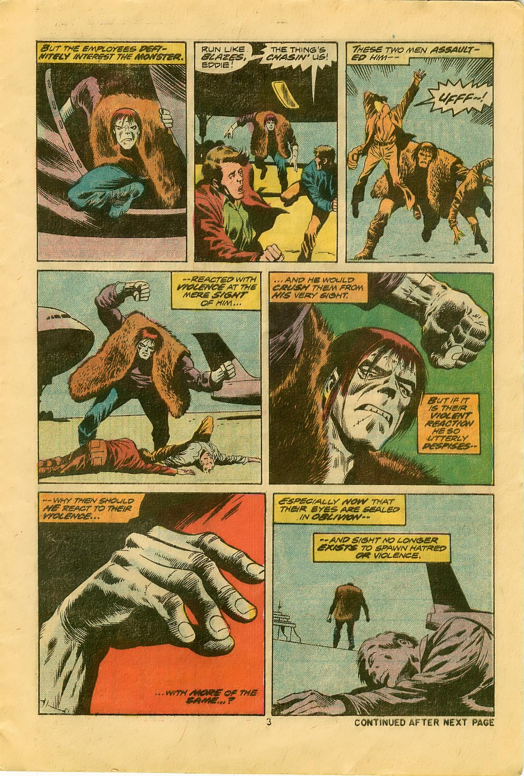 Read online Frankenstein (1973) comic -  Issue #13 - 4