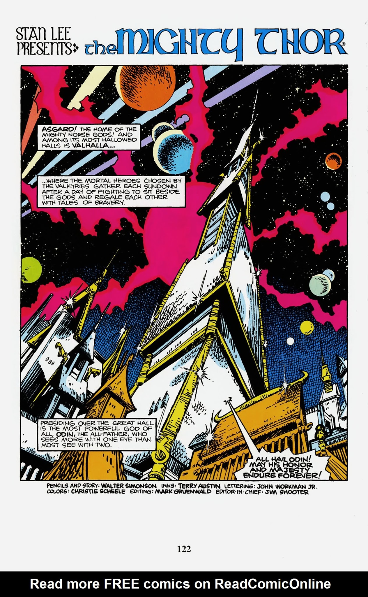 Read online Thor Visionaries: Walter Simonson comic -  Issue # TPB 1 - 124