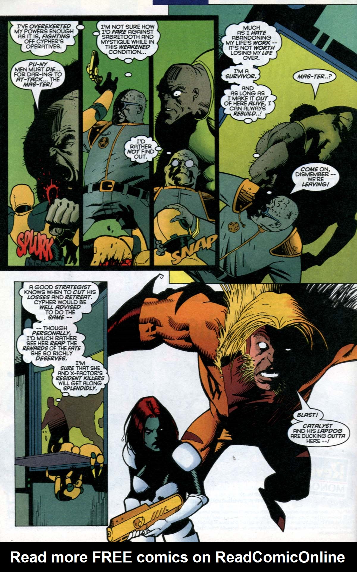 Read online Sabretooth and Mystique comic -  Issue #4 - 9